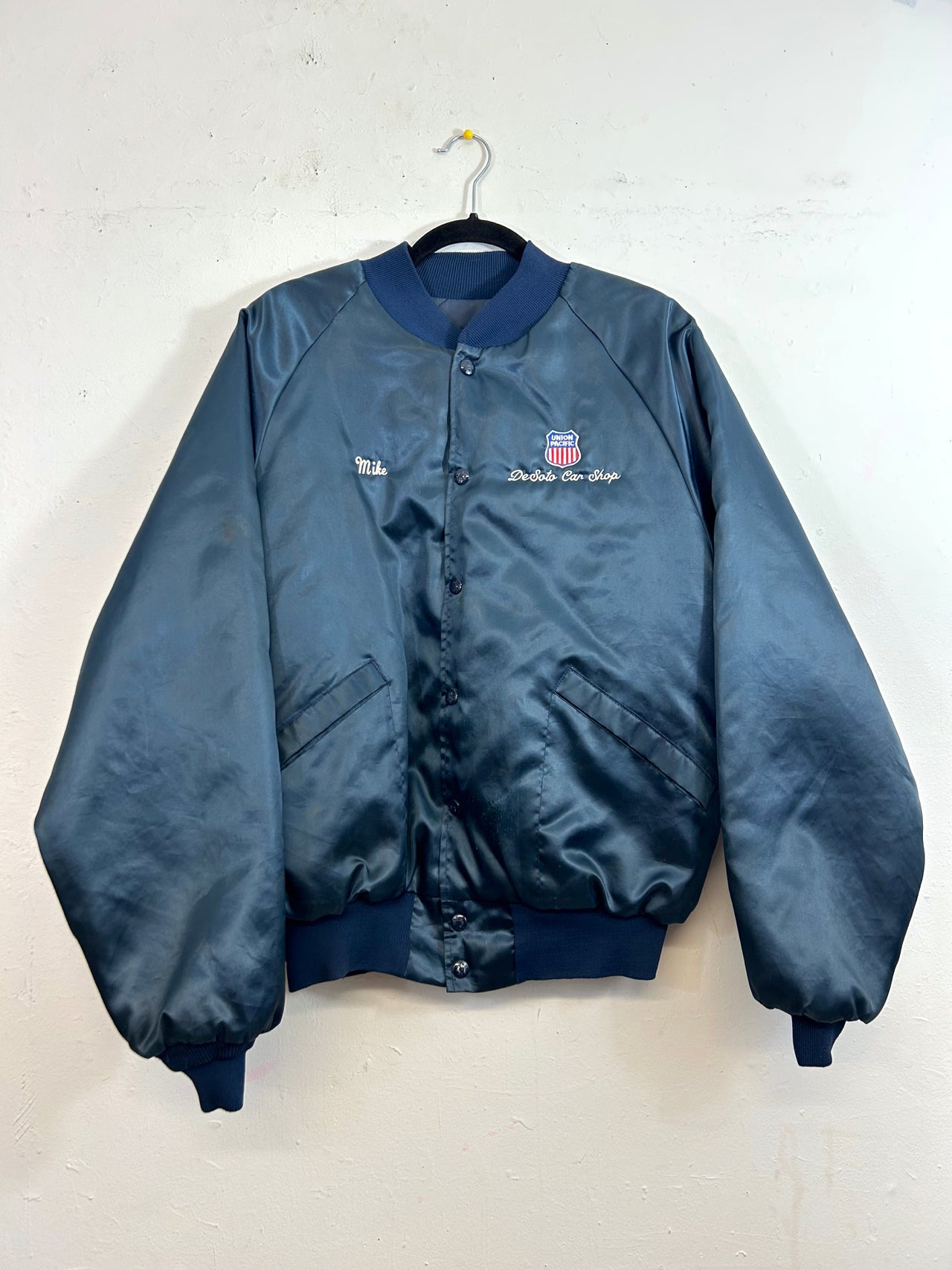 Union Pacific DeSoto Car Shop "Mike" Satin Jacket