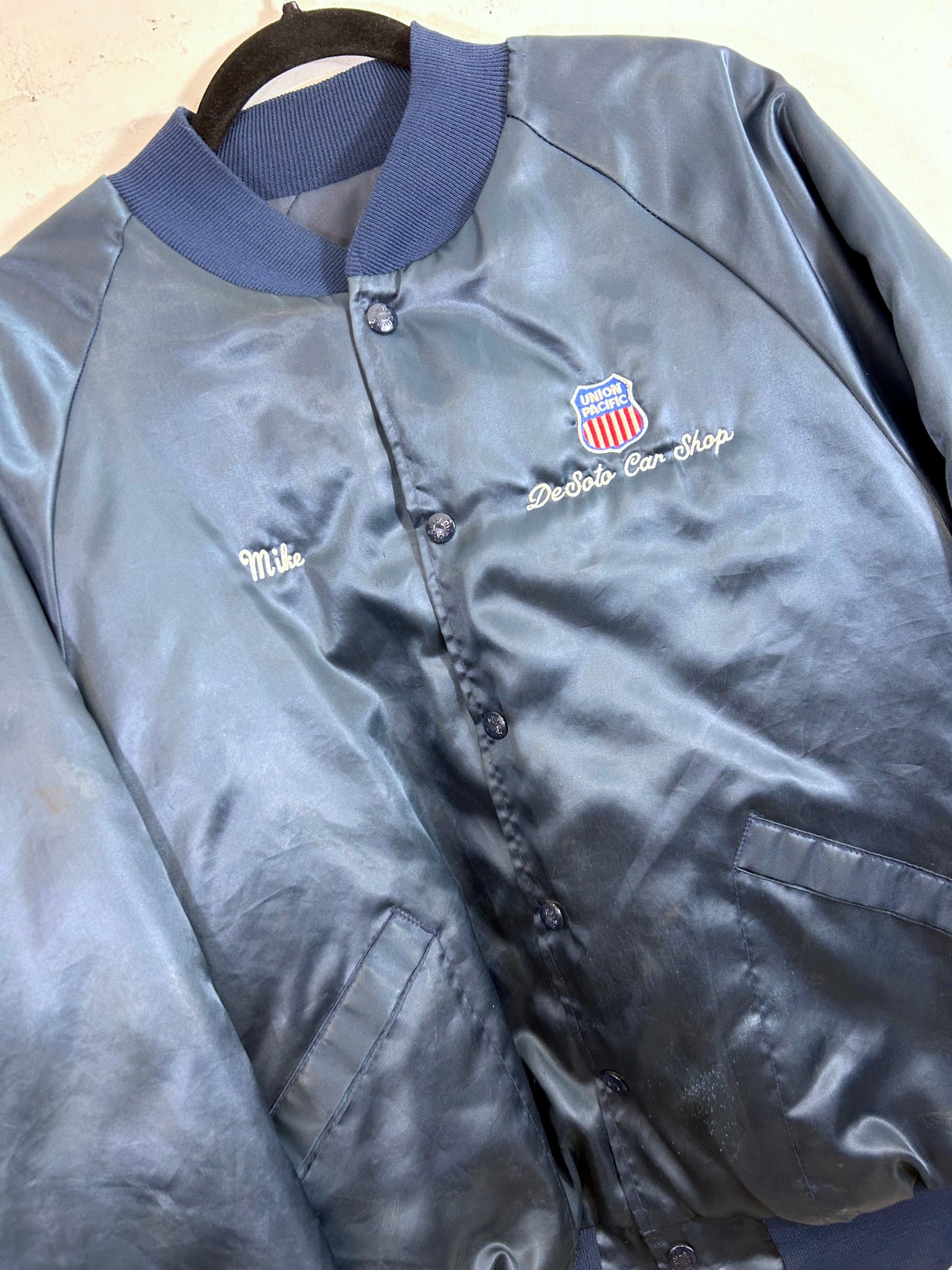 Union Pacific DeSoto Car Shop "Mike" Satin Jacket