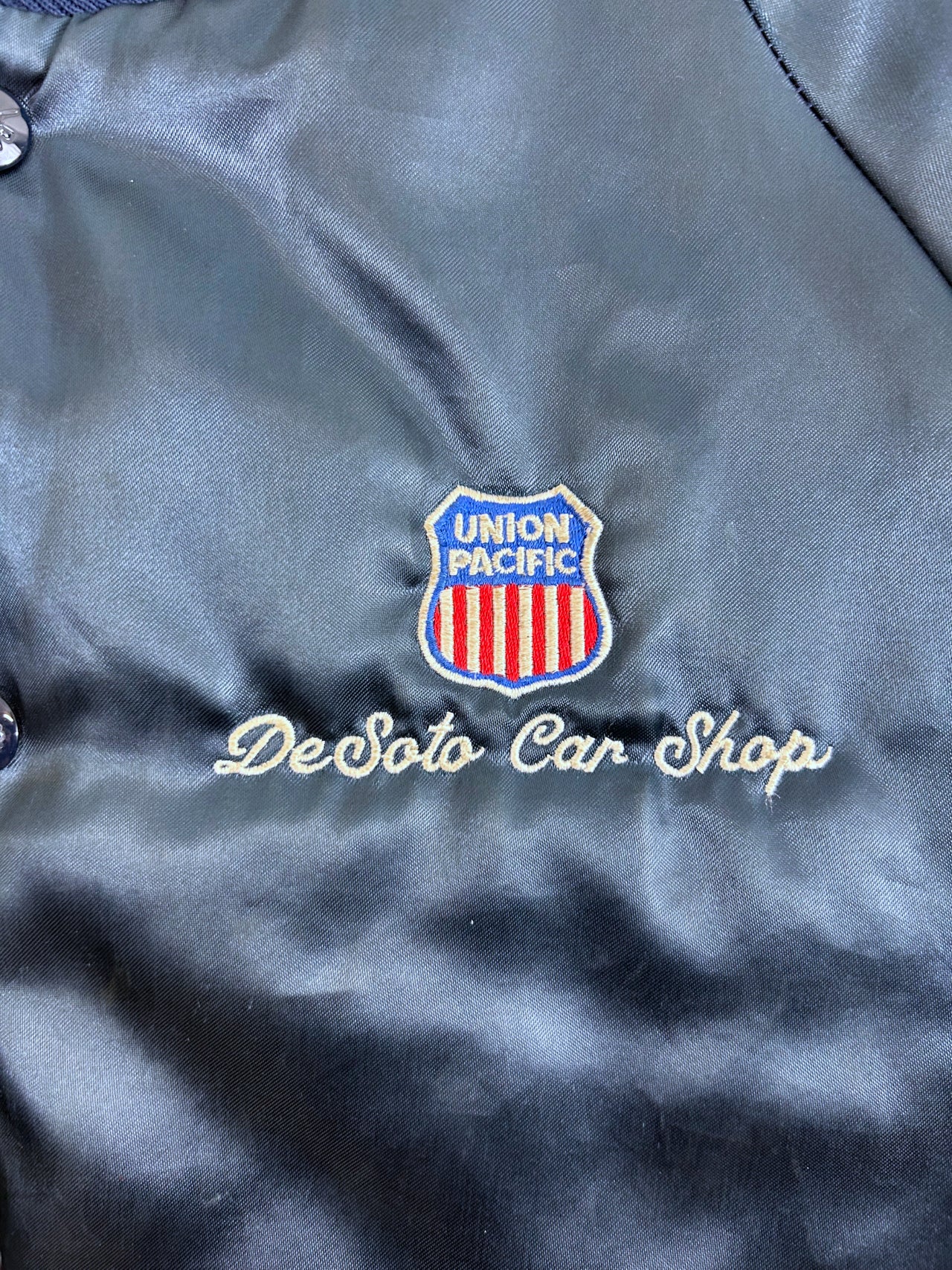 Union Pacific DeSoto Car Shop "Mike" Satin Jacket