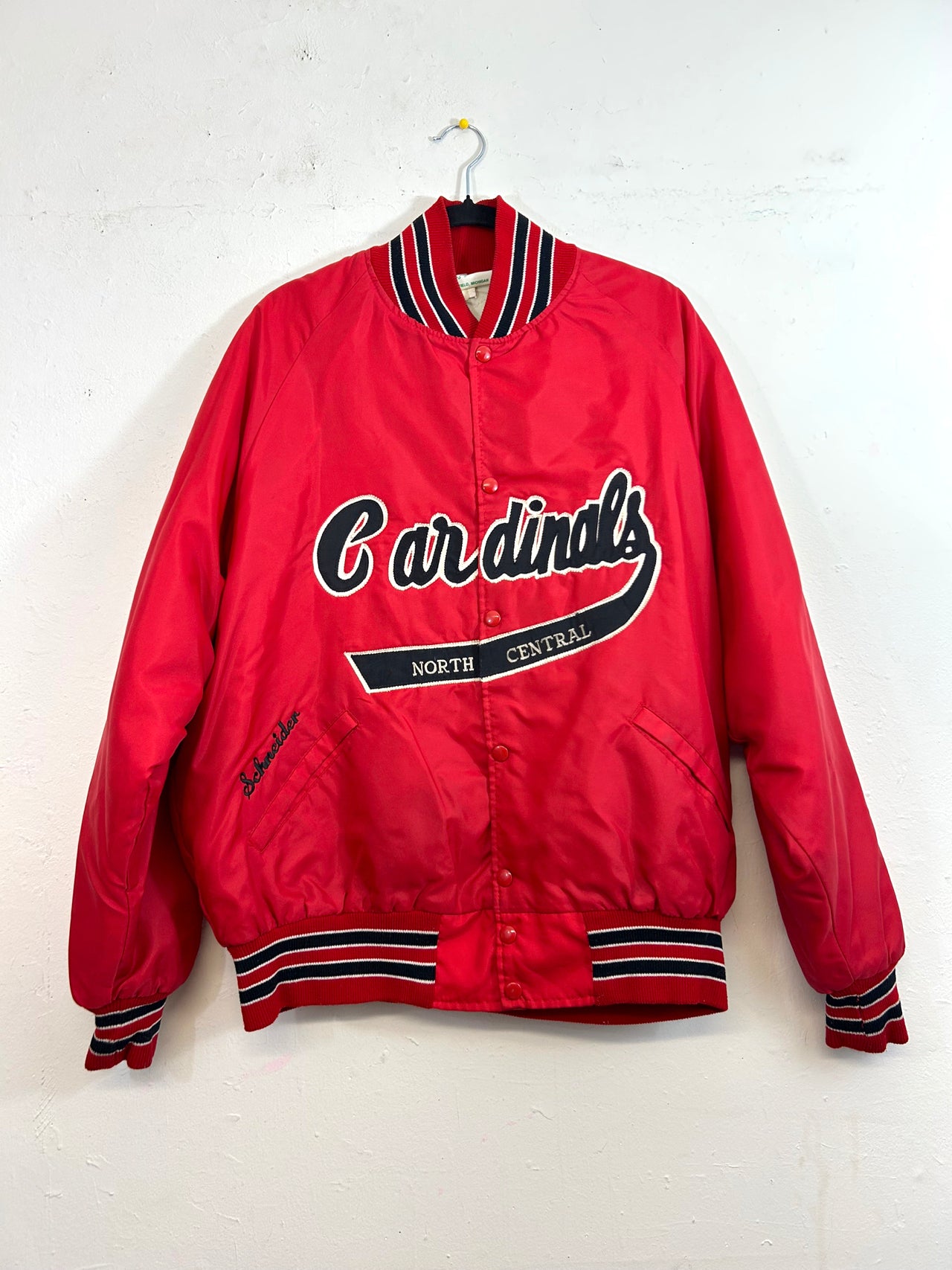 Cardinals North Central Satin Jacket