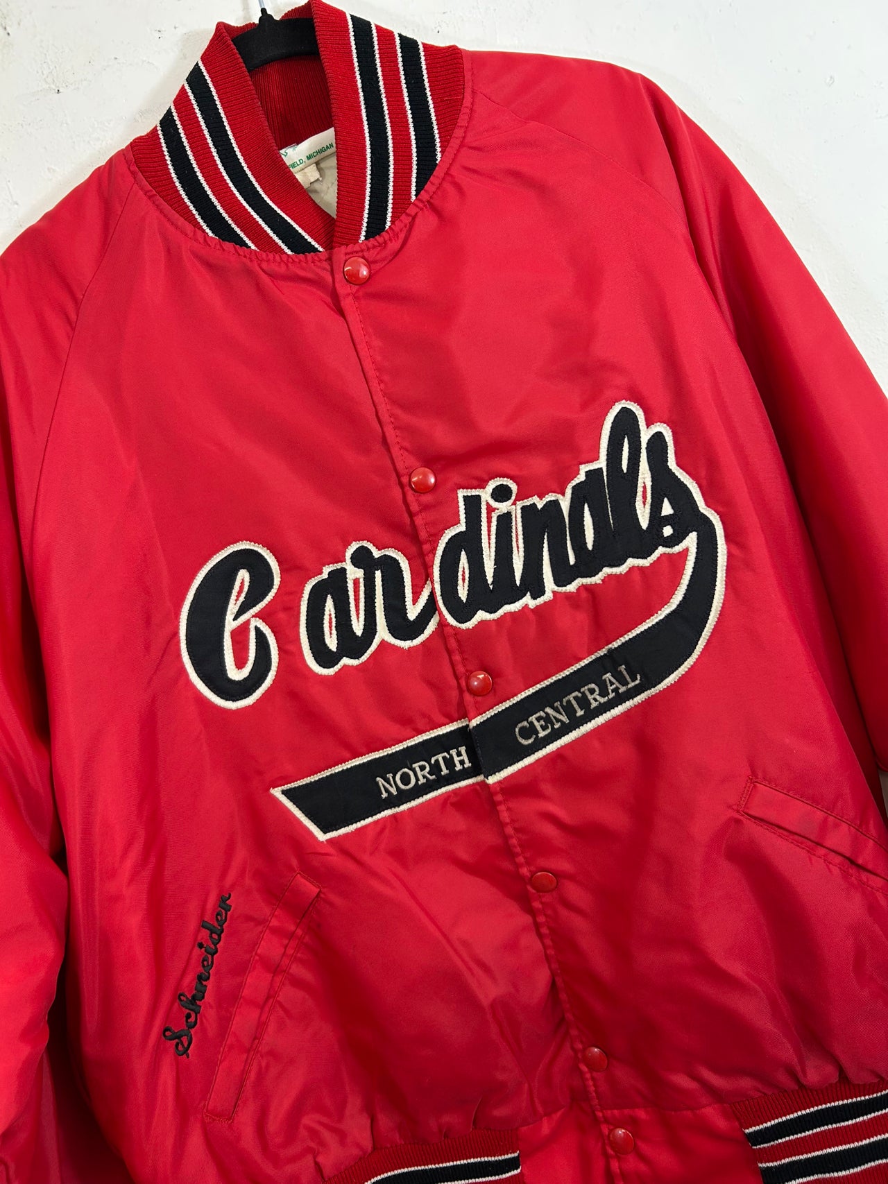 Cardinals North Central Satin Jacket