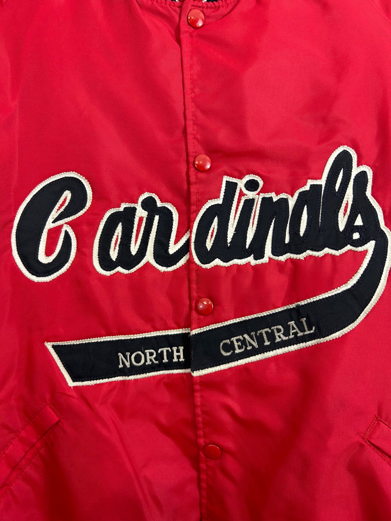 Cardinals North Central Satin Jacket