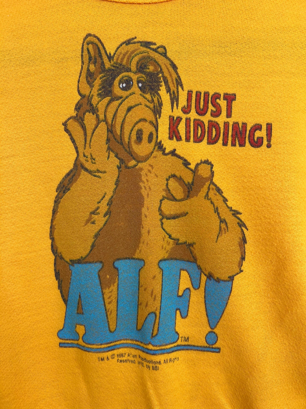 Kids ALF Just Kidding! Sweatshirt