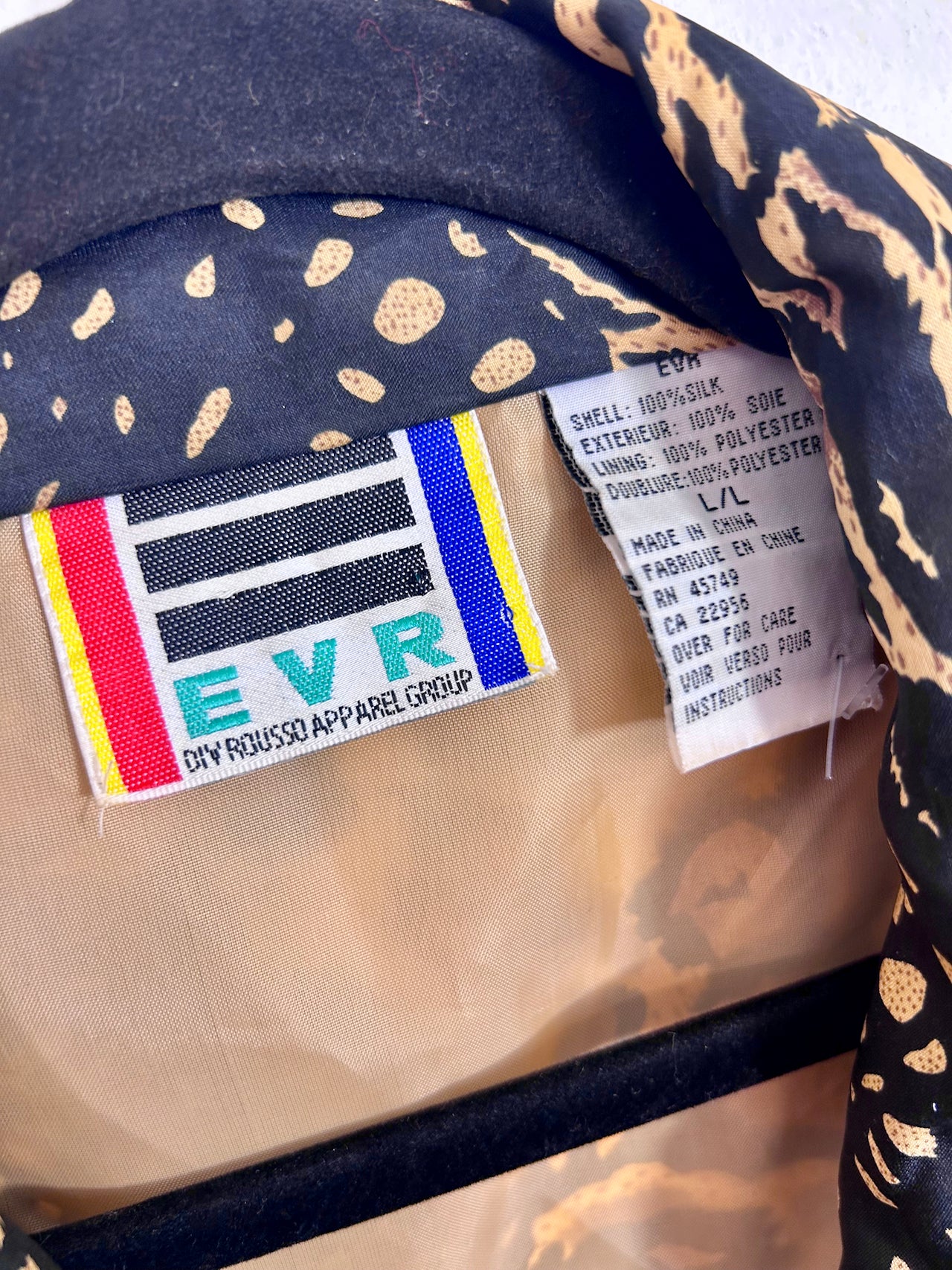 EVR Silk Leopard Jacket