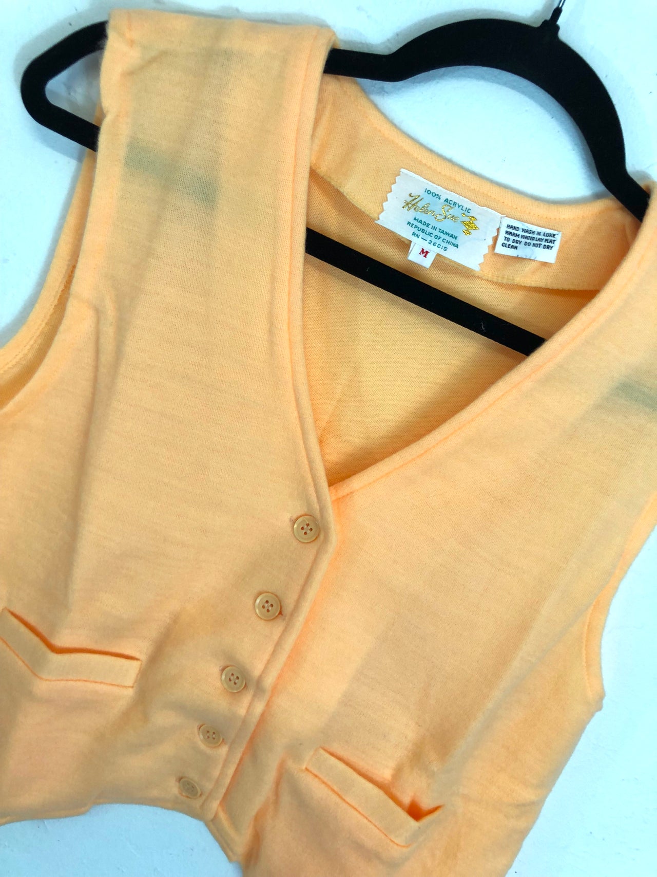 Helen Sue Vest Peach (Deadstock)