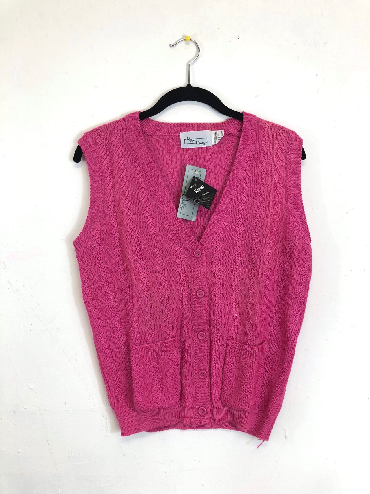 Wye Oaks Pink Sweater Vest (Deadstock)