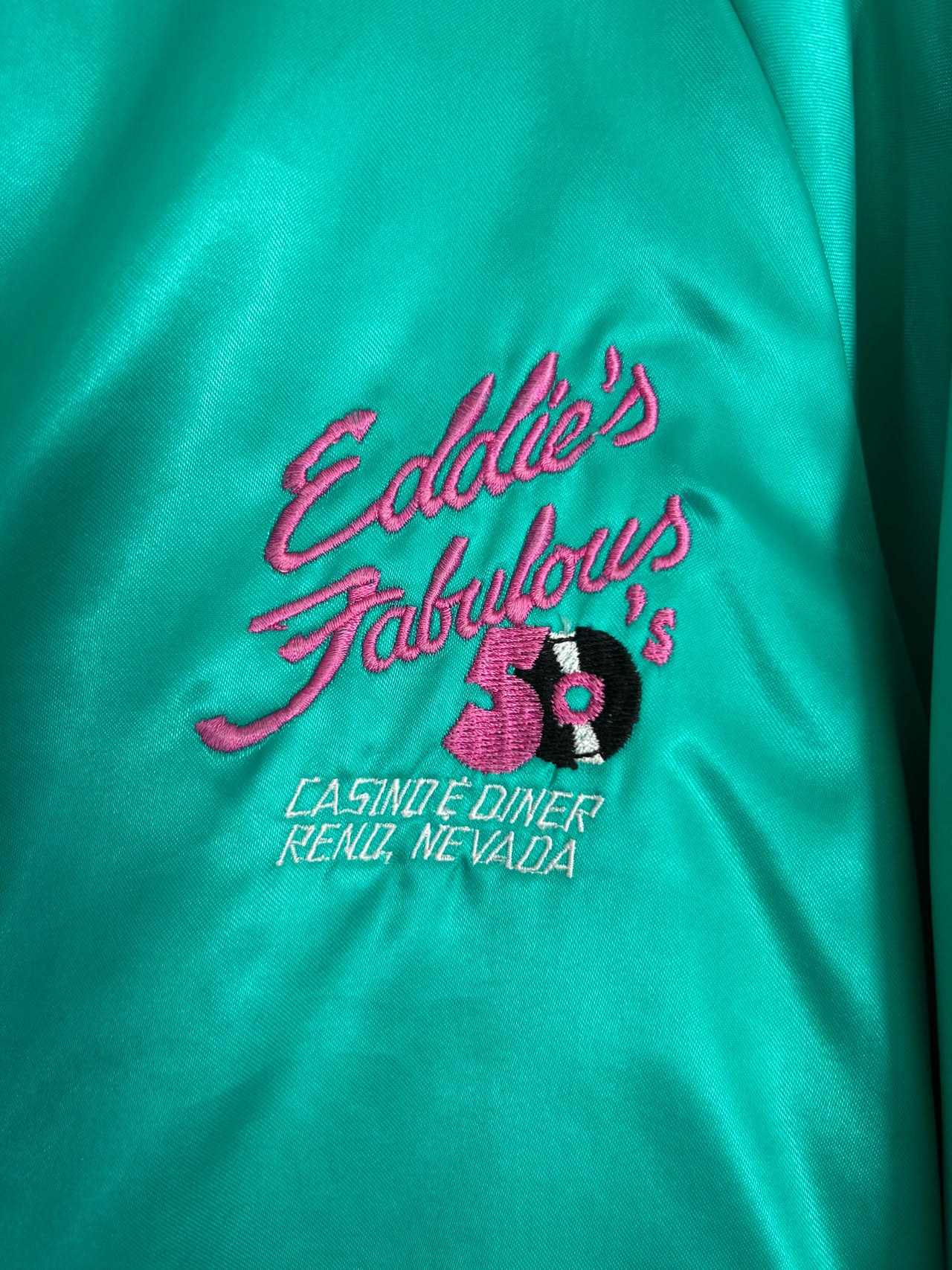 Eddie's Fabulous 50s Casino Reno, Nevada Satin Jacket