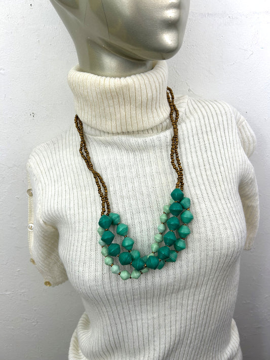 Turquoise Beaded Necklace
