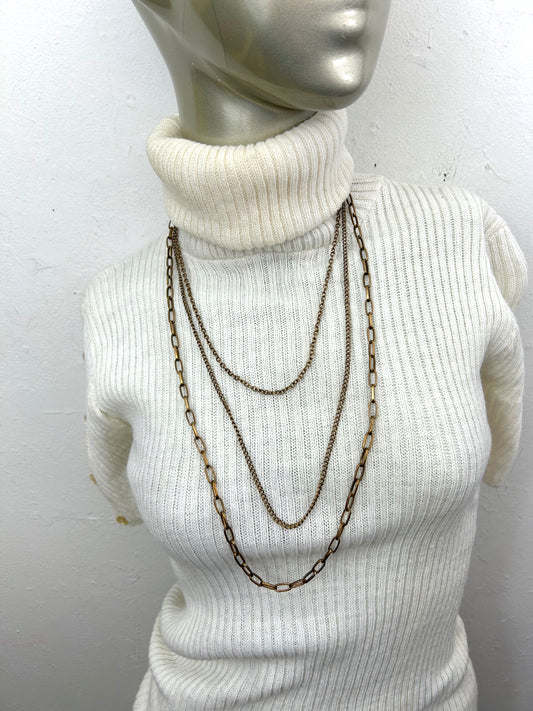 Triple Chain Necklace