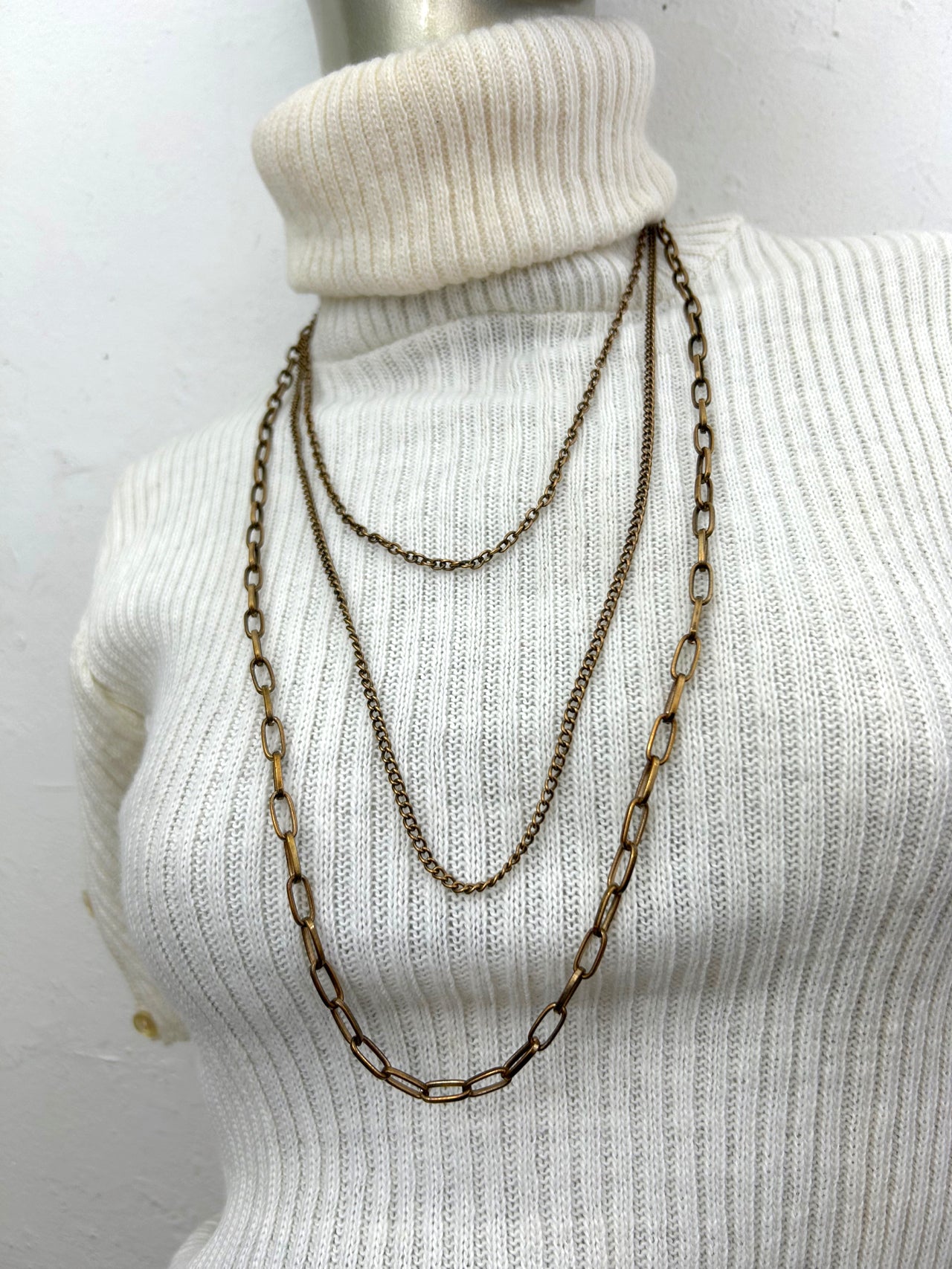 Triple Chain Necklace