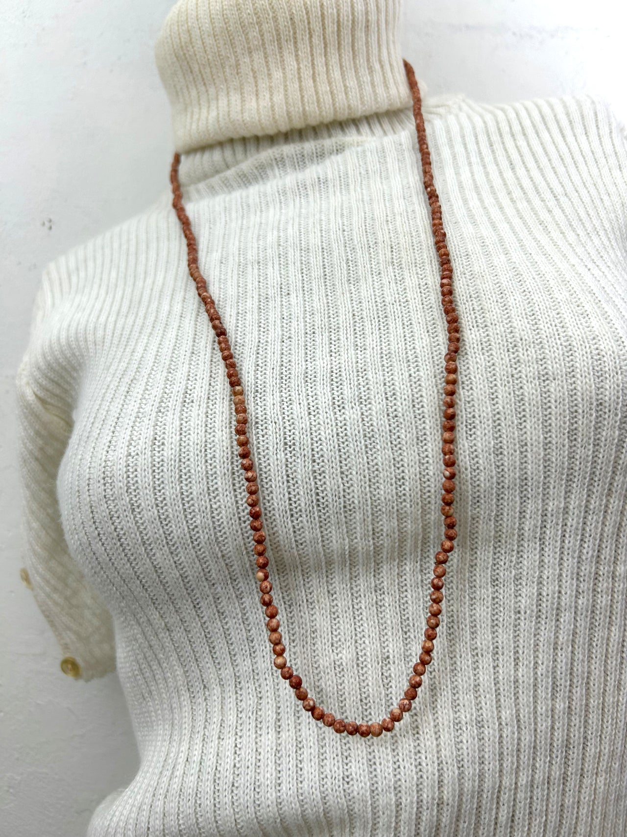 Brown Beaded Necklace