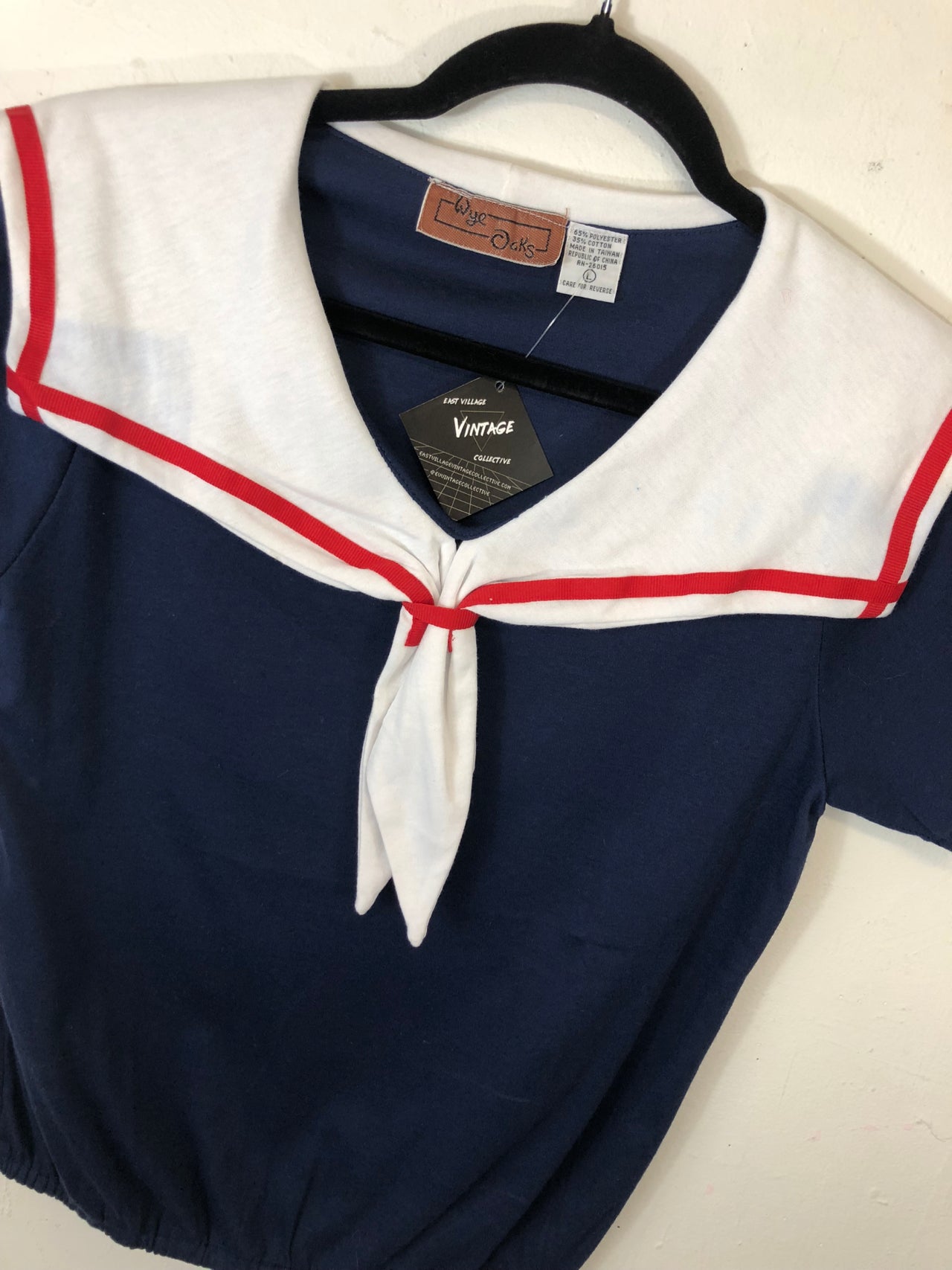 Wye Oaks Sailor Top (Blue) (Deadstock)