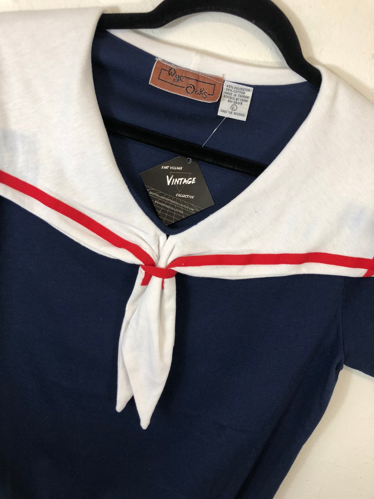 Wye Oaks Sailor Top (Blue) (Deadstock)