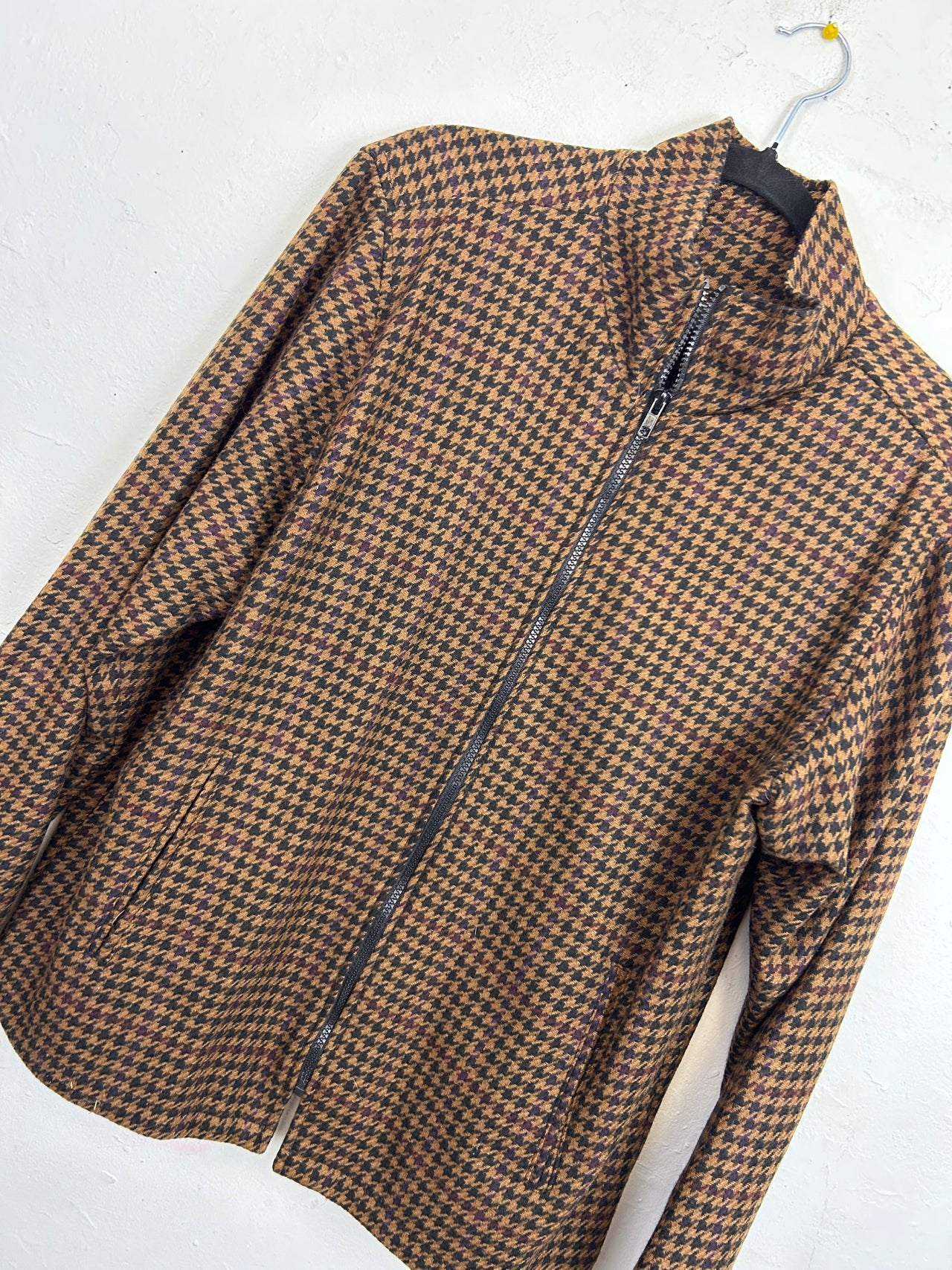 Wool Houndstooth Jacket