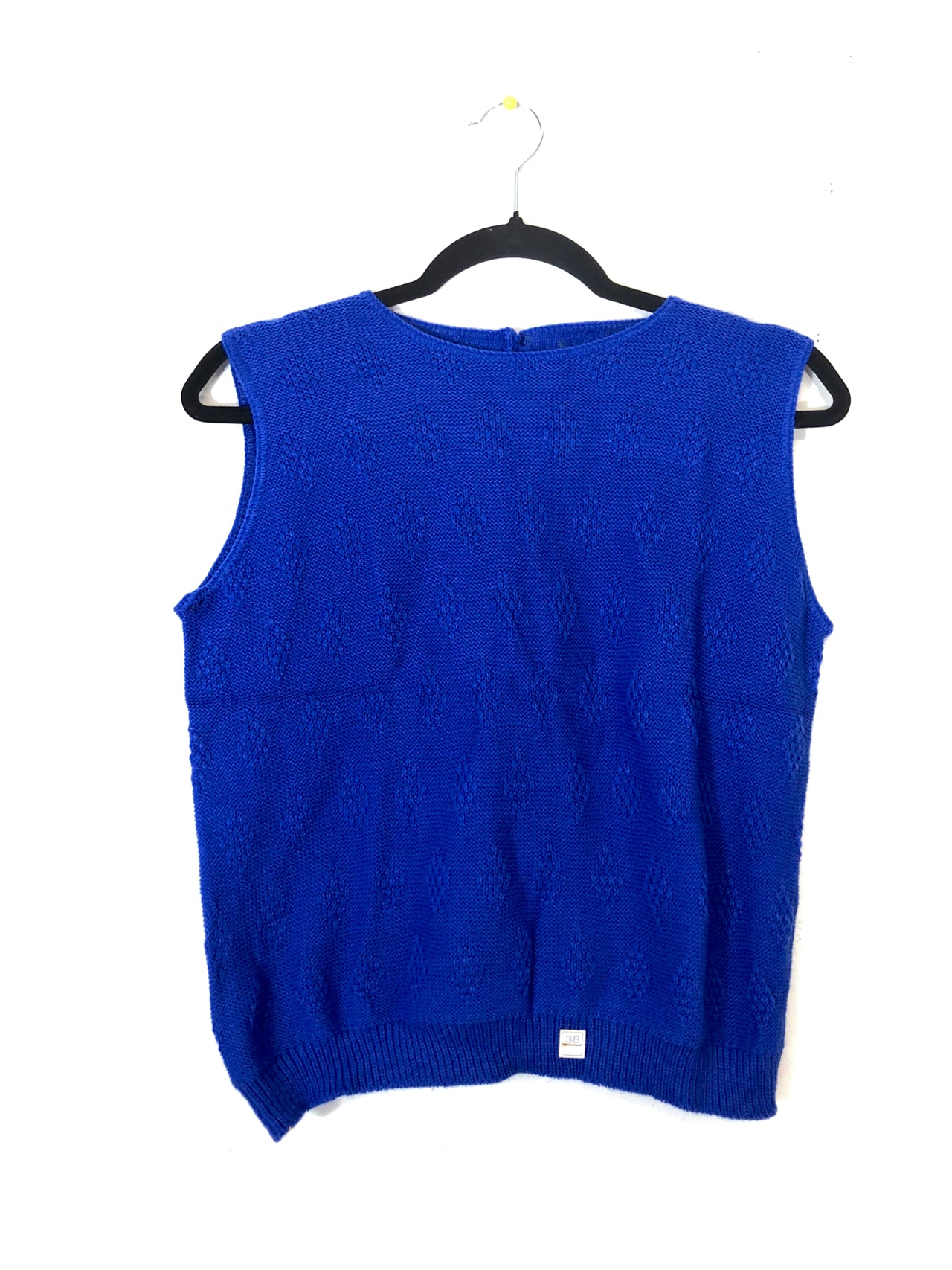 Helen Sue Blue Sleeveless Sweater (Deadstock)