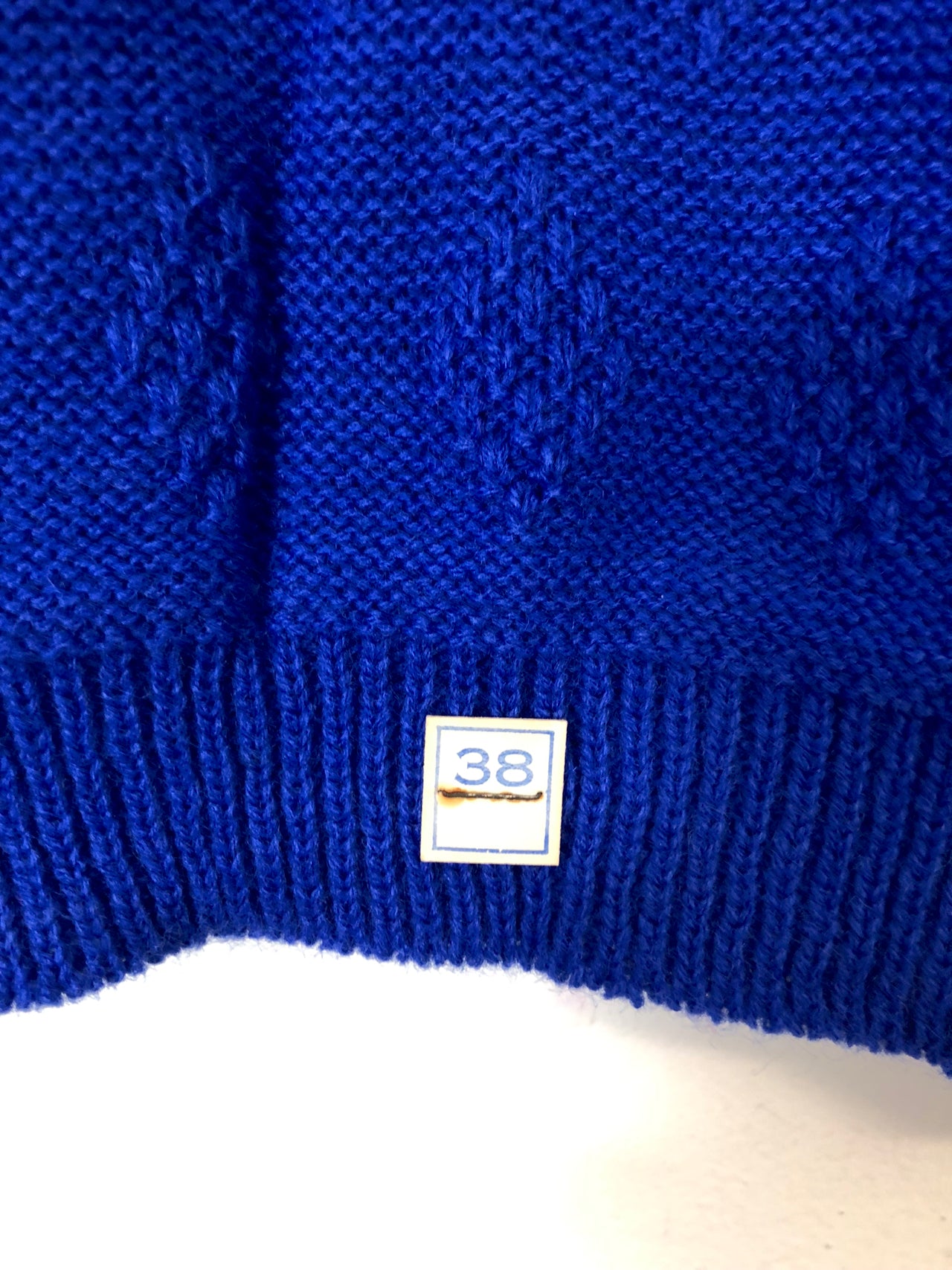 Helen Sue Blue Sleeveless Sweater (Deadstock)