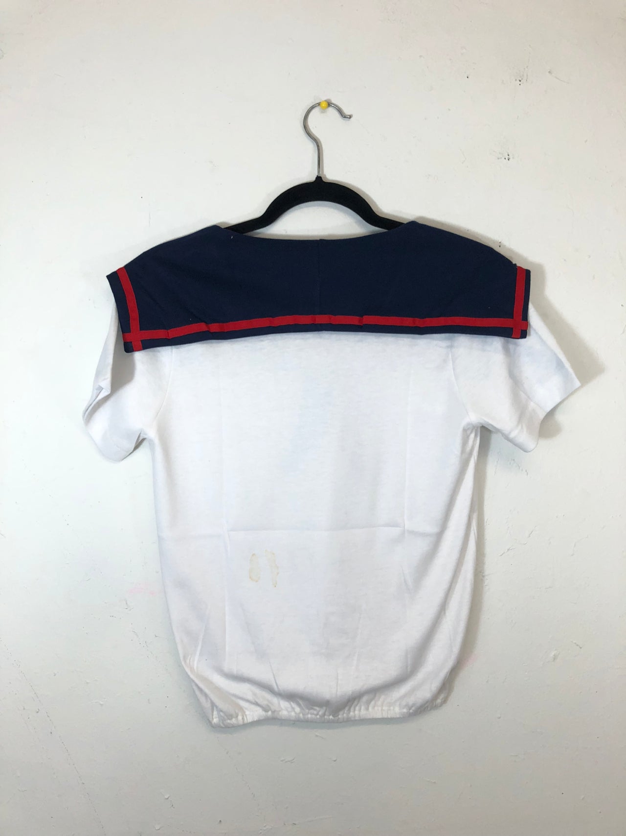 Helen Sue Sailor Top (White) (Deadstock)