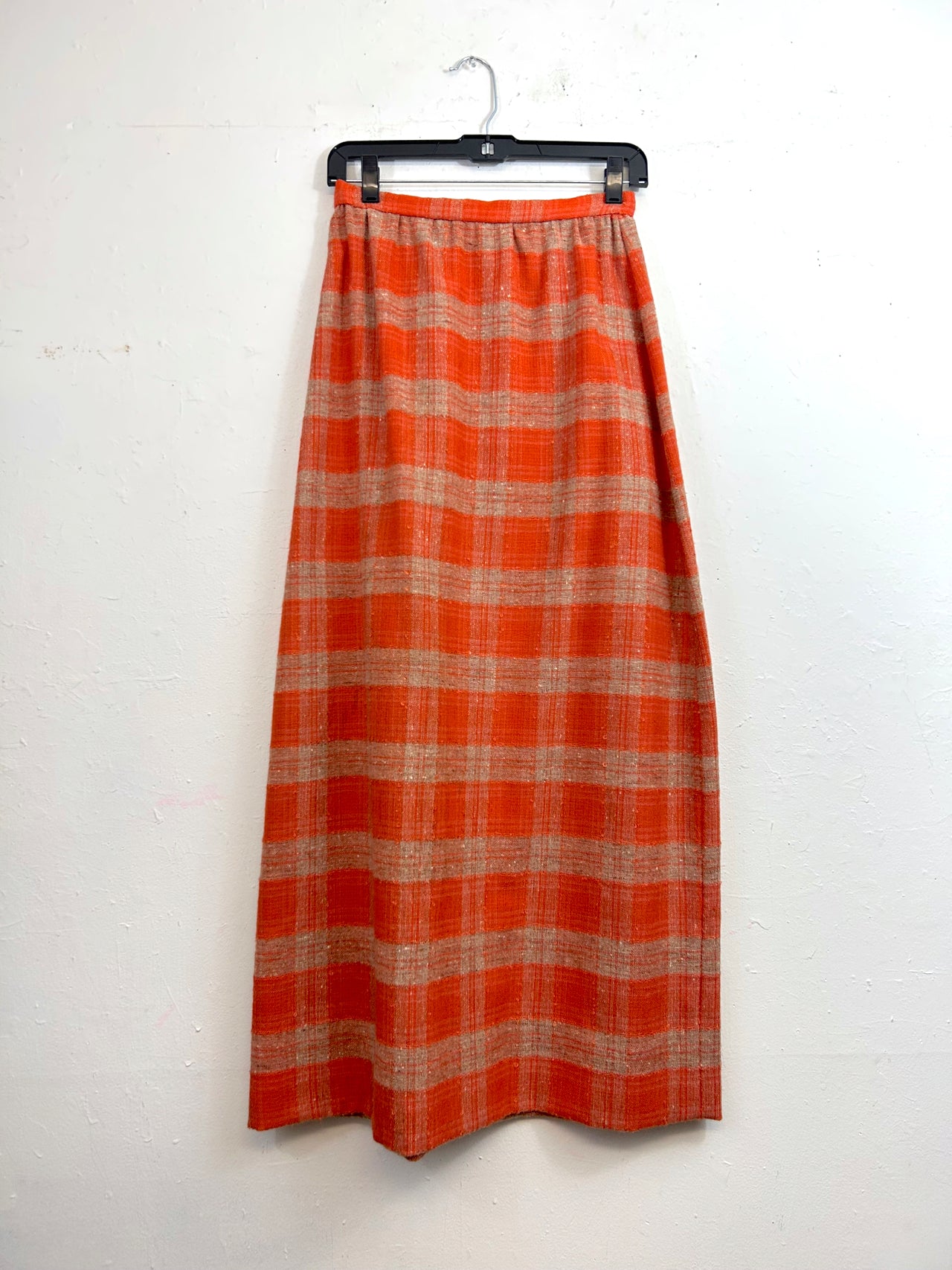 Plaid Maxi Skirt