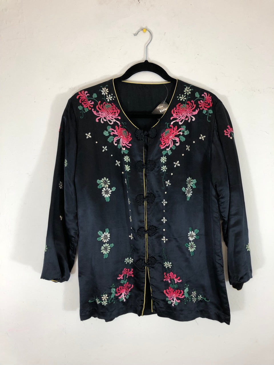 Satin Embroidered Blouse