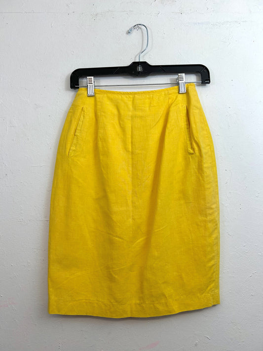 Louvre Yellow Skirt