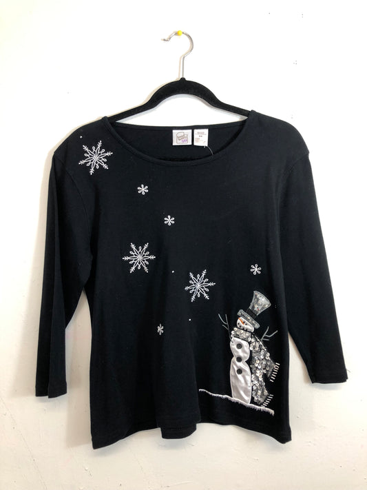 Holiday Snowman Top