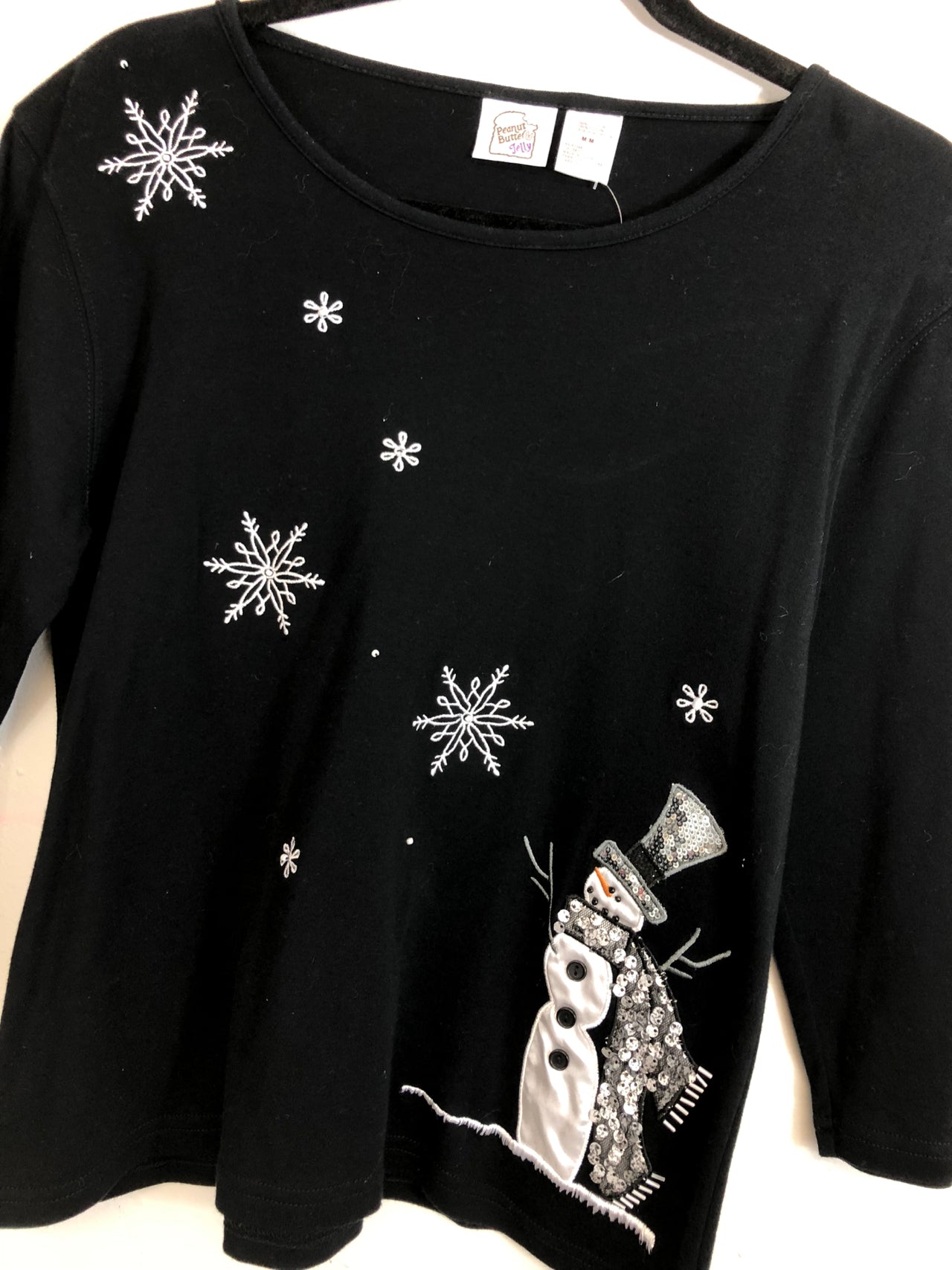 Holiday Snowman Top