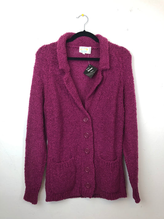 Helen Sue Cardigan Sweater Purple