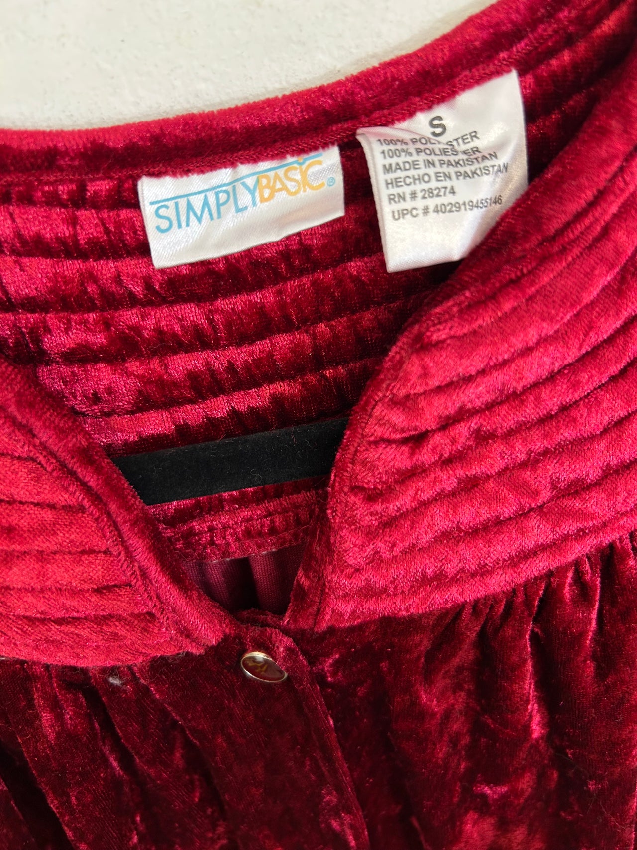 Simply Basic Velvet Nightgown