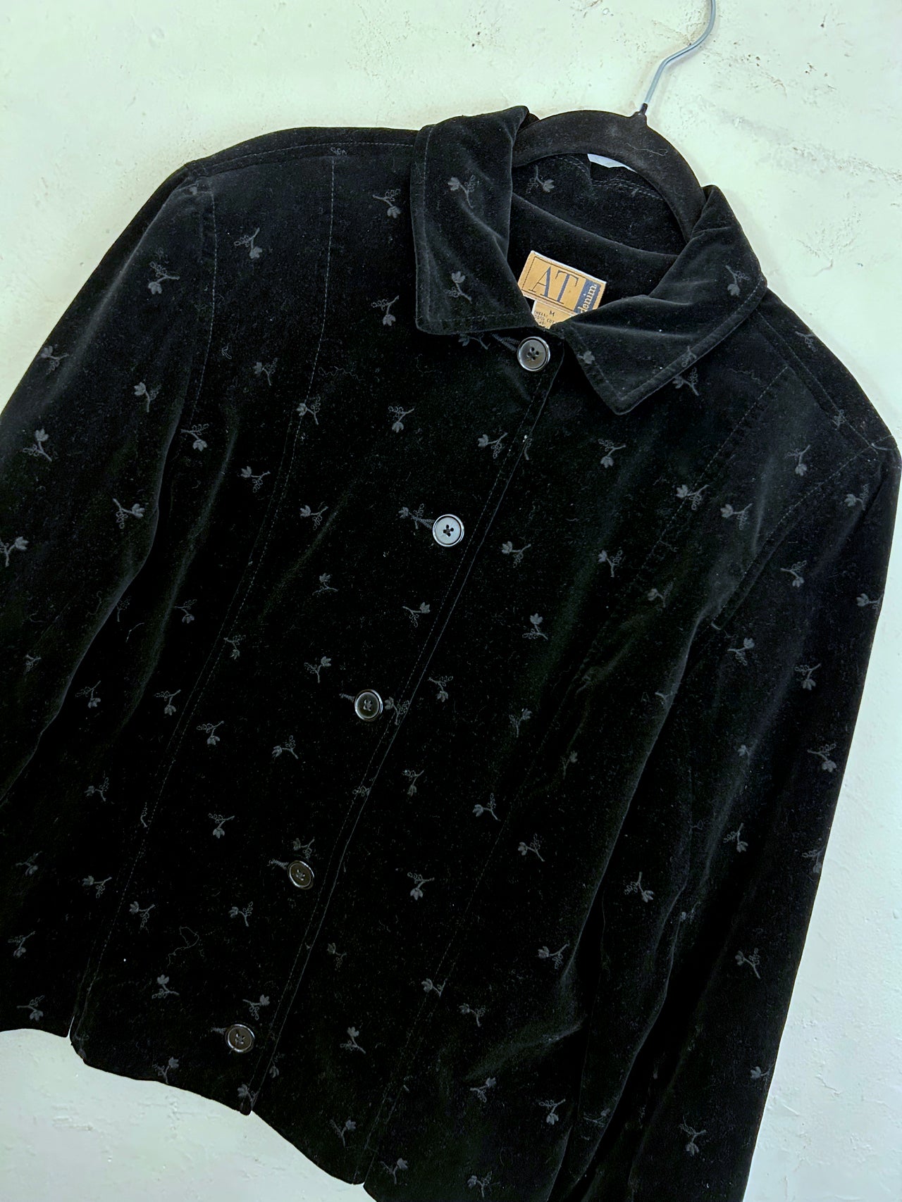 AT Denim Velvet Blazer