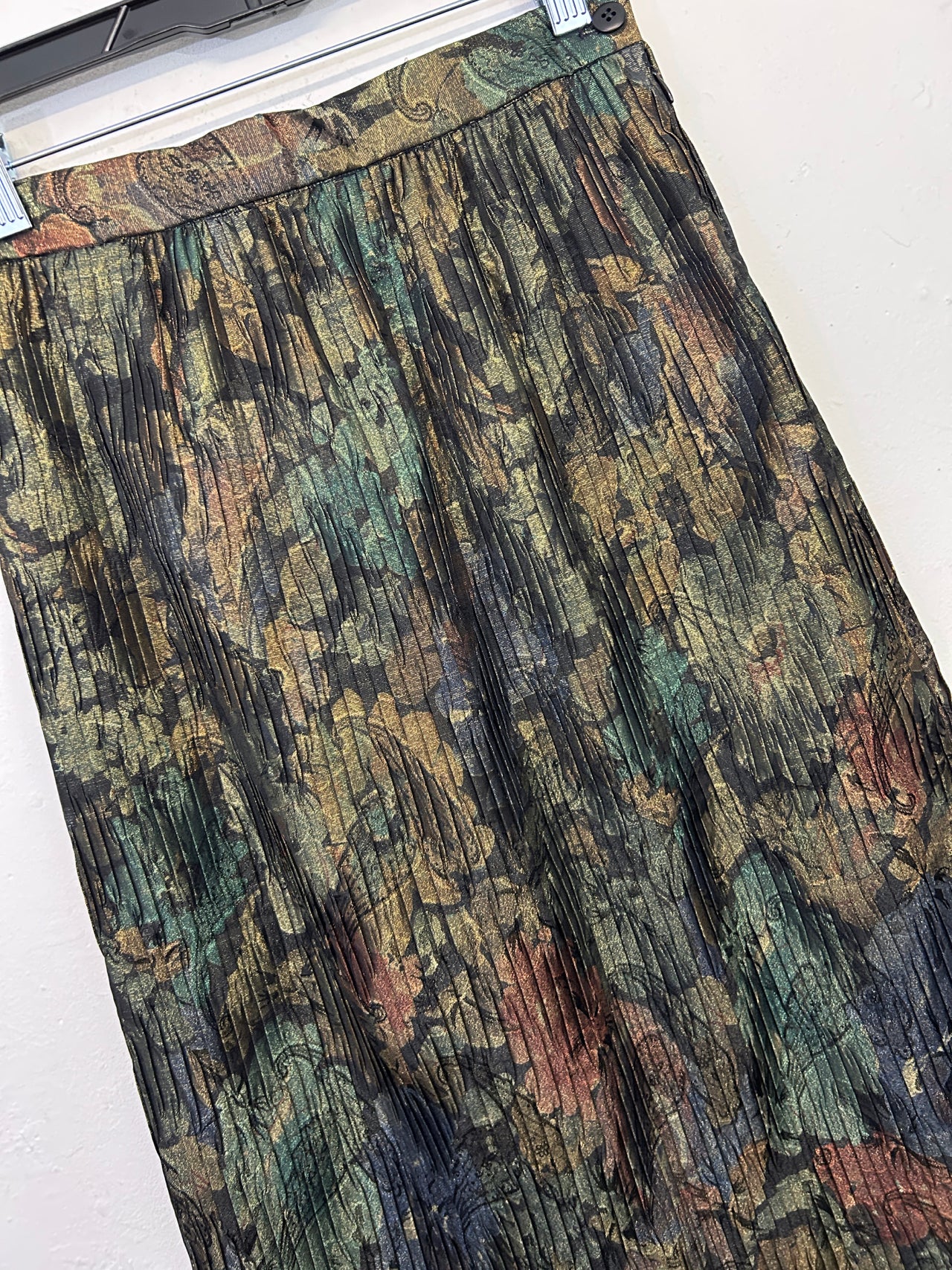 Talbots Lame Floral Skirt