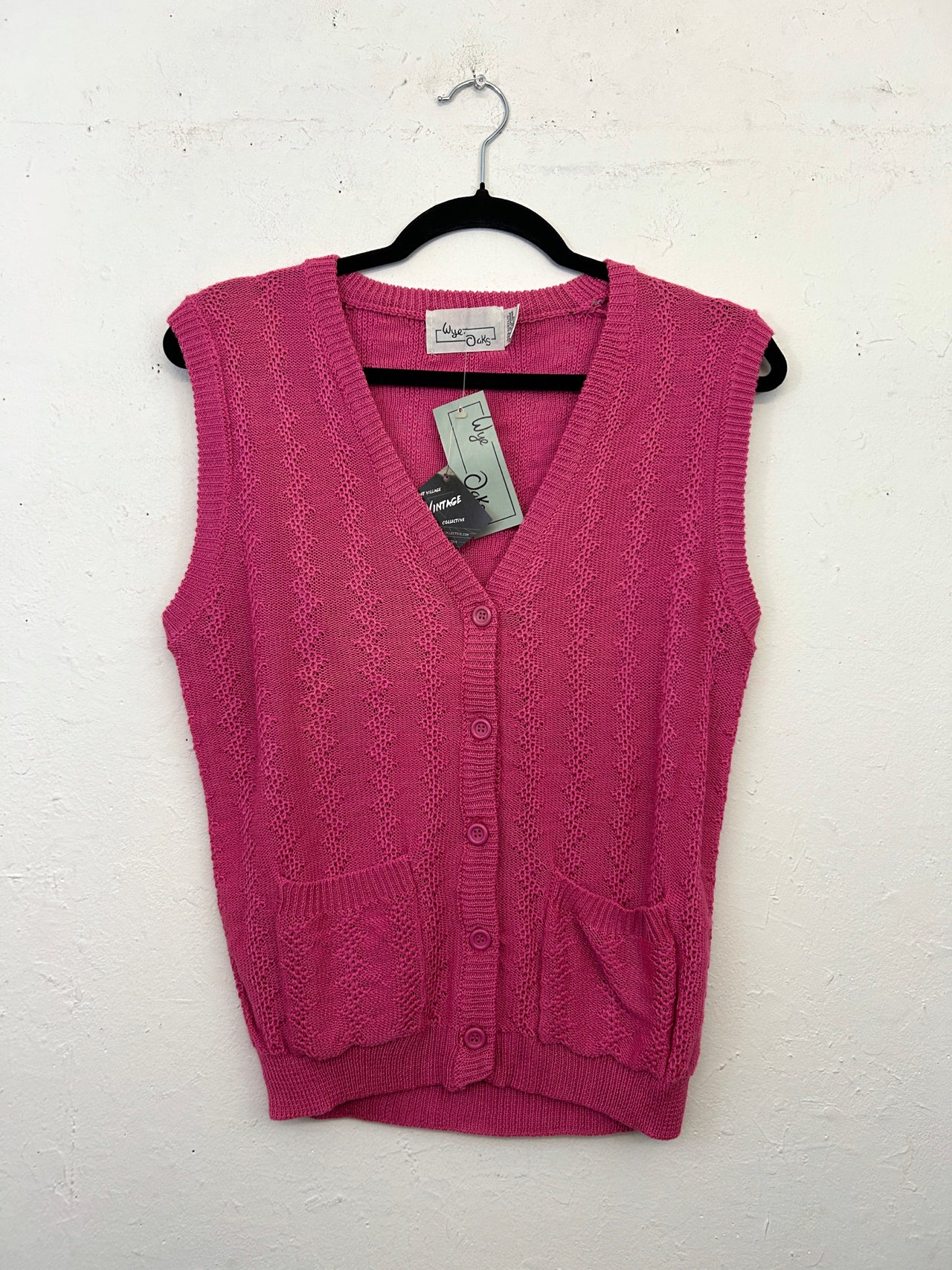 Wye Oaks Sweater Vest - Pink (Deadstock)