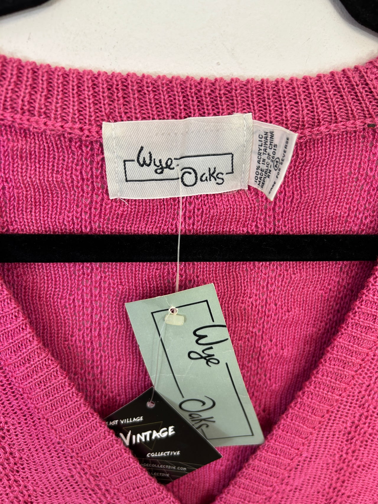 Wye Oaks Sweater Vest - Pink (Deadstock)