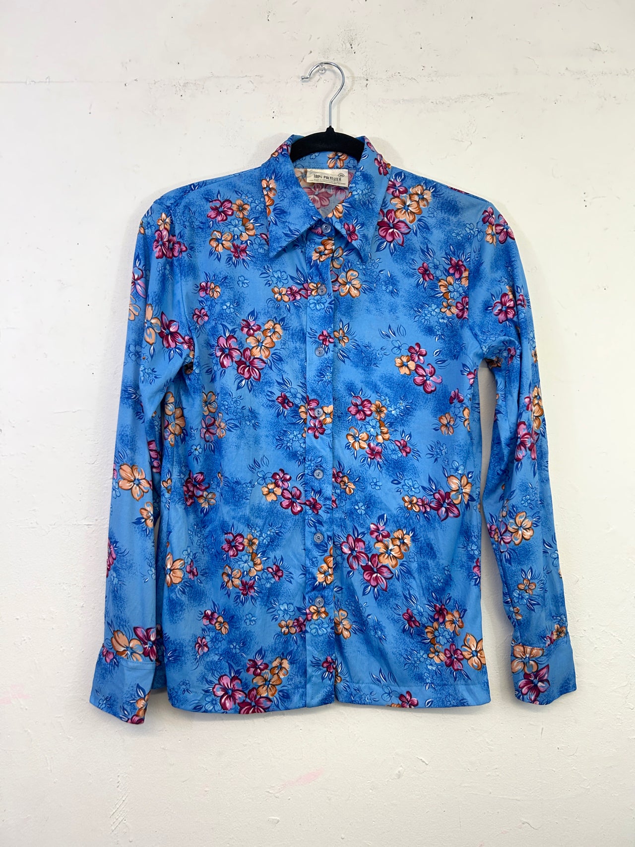 Floral 70s Blouse