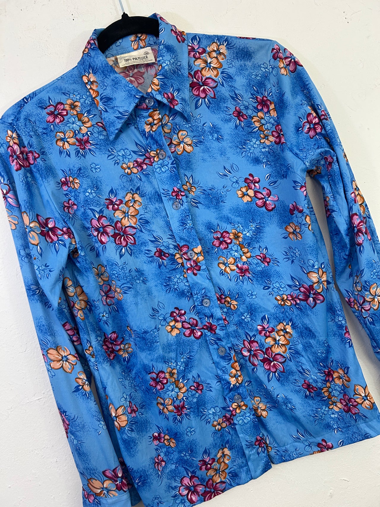 Floral 70s Blouse