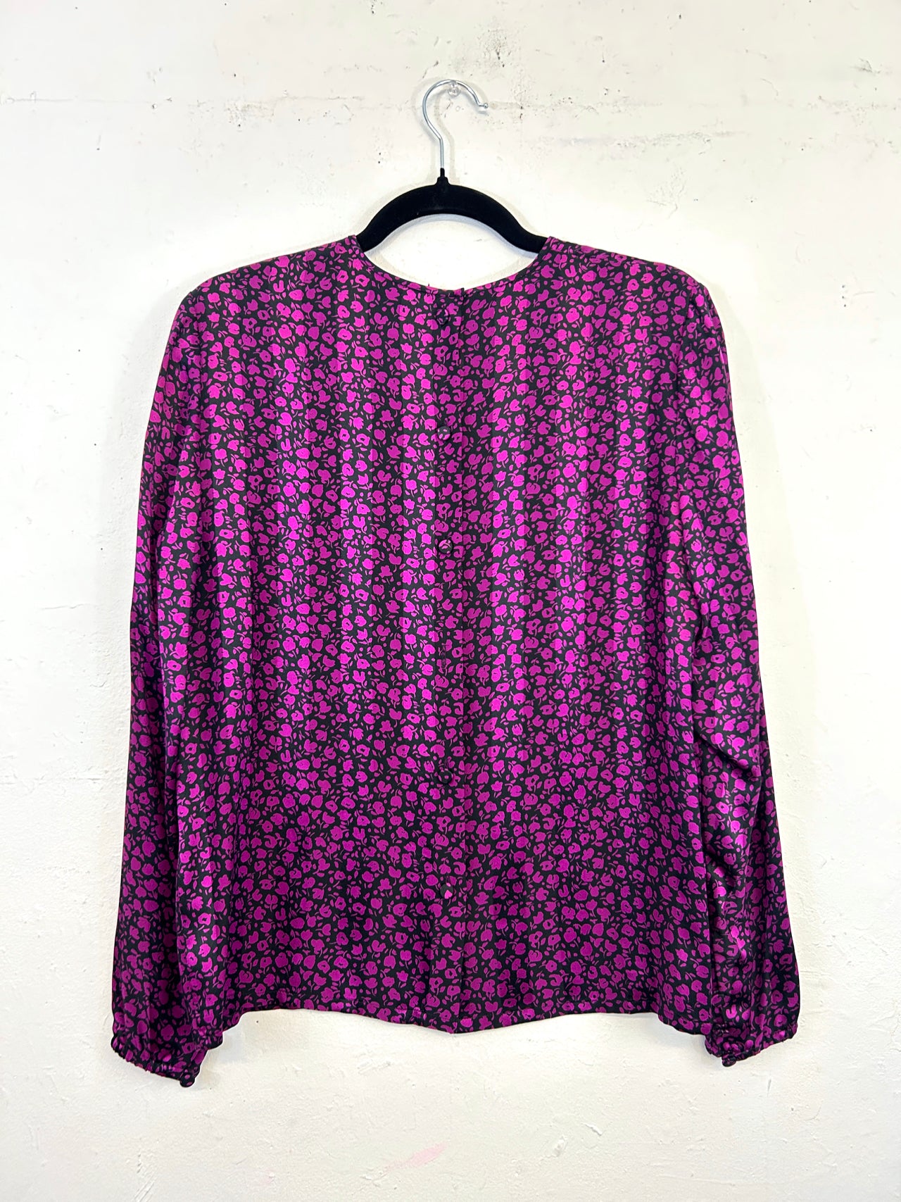 100% Silk Floral Blouse