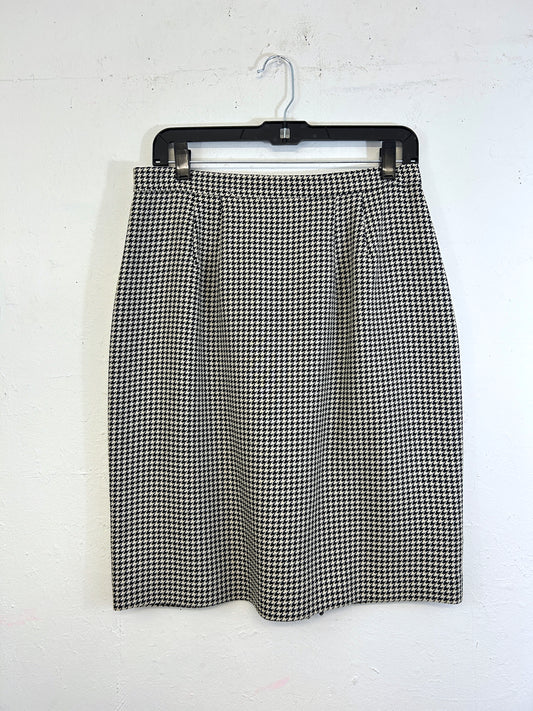 Checked Mini Skirt