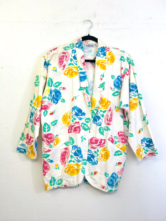 Michel Floral Blazer