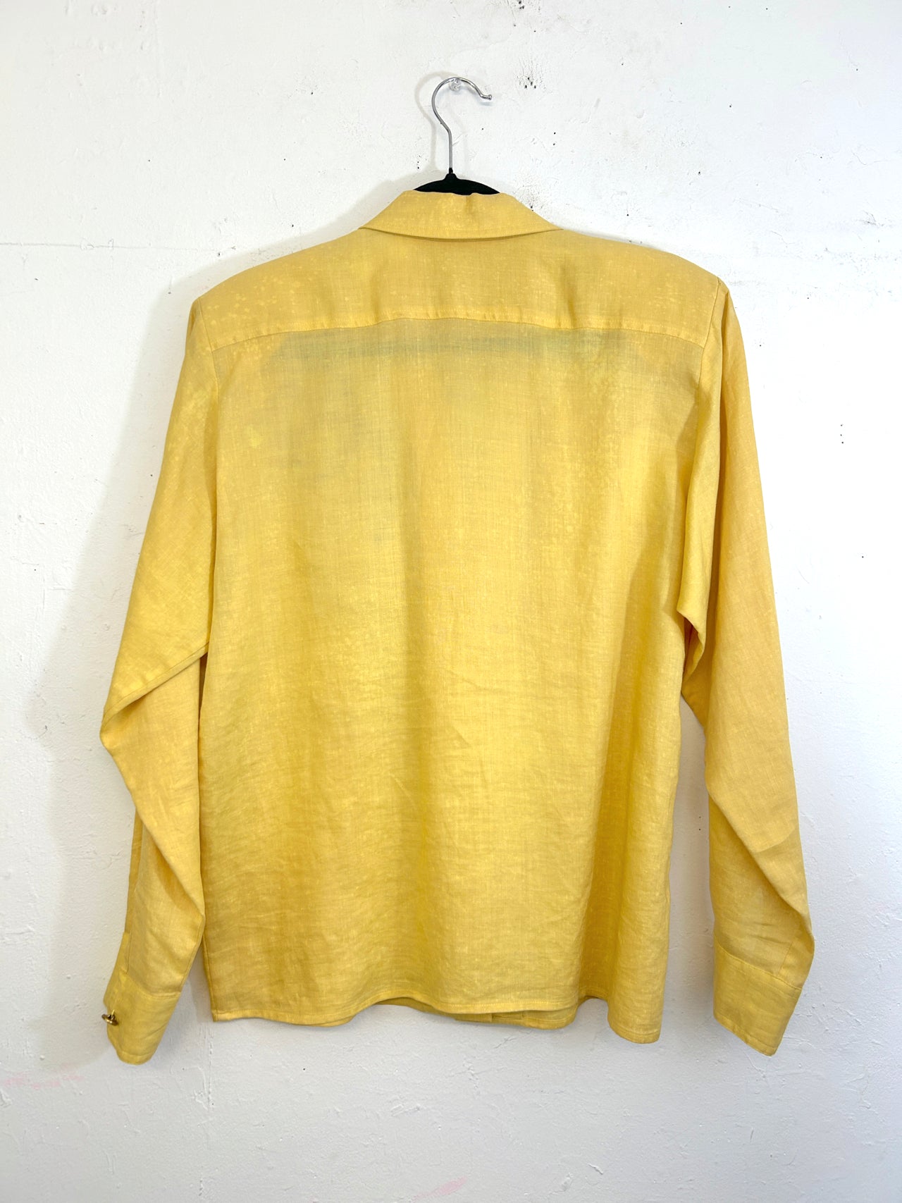 80s Jerri Sherman Linen Nautical Shirt