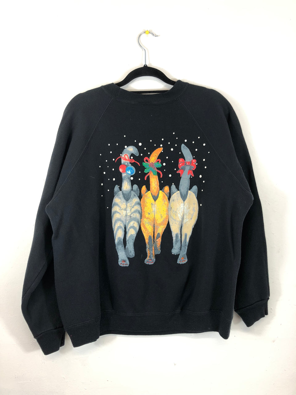 Christmas Cats Front and Back Sweatshirt