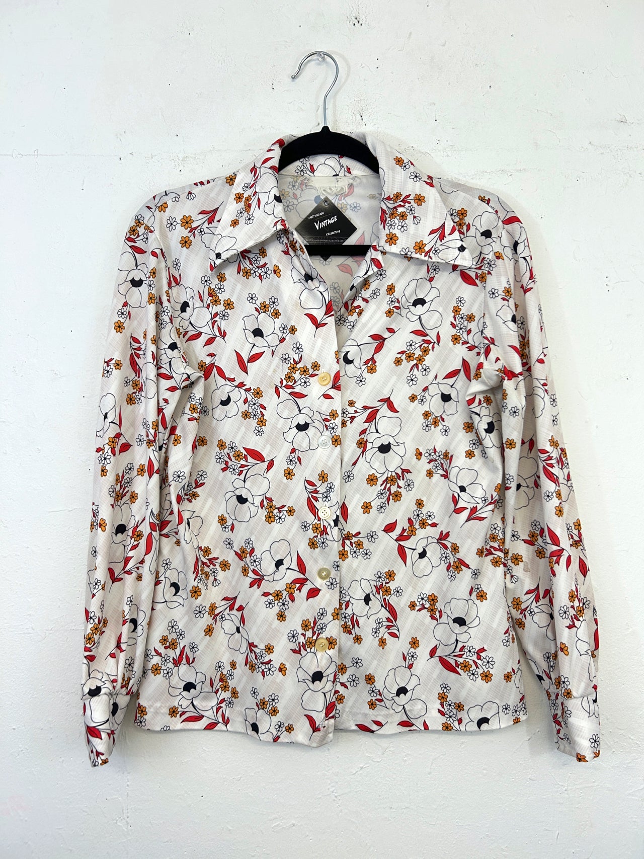 Floral 70s Blouse