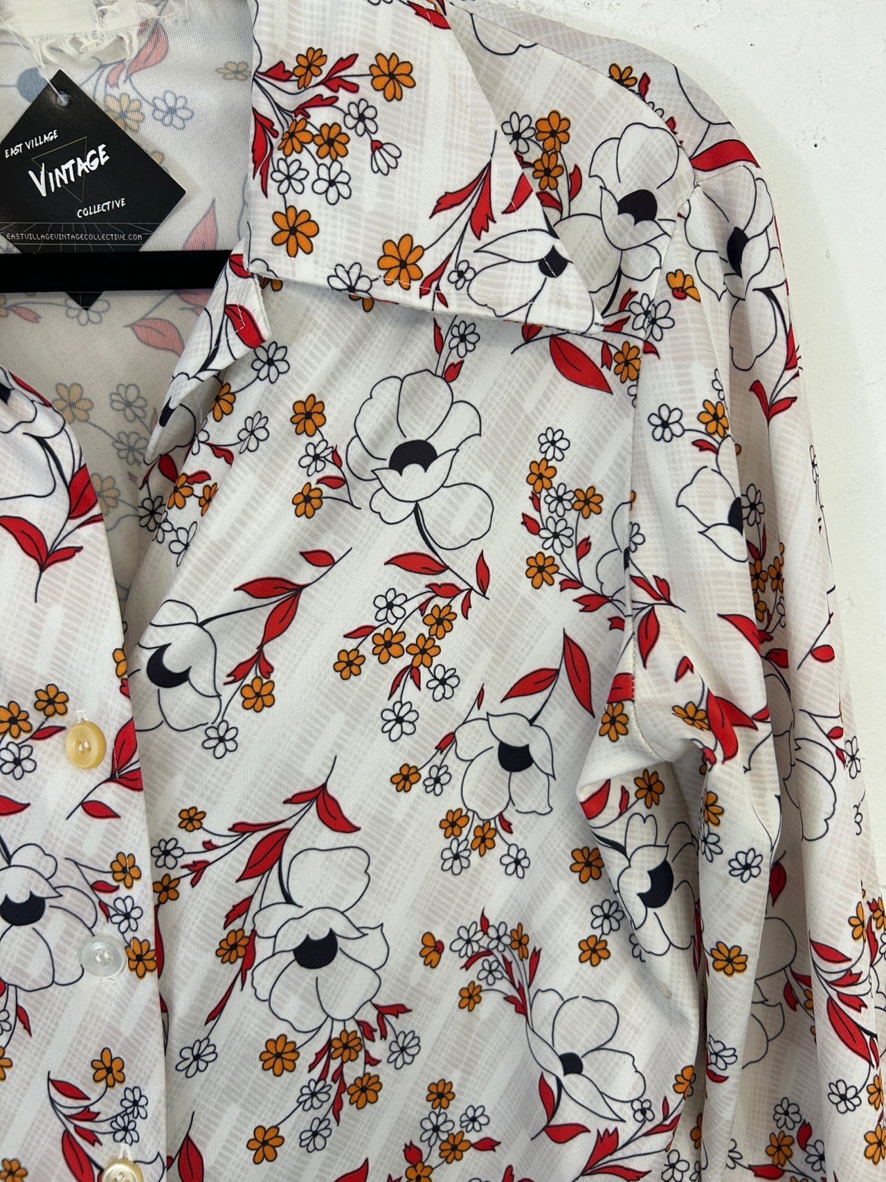 Floral 70s Blouse