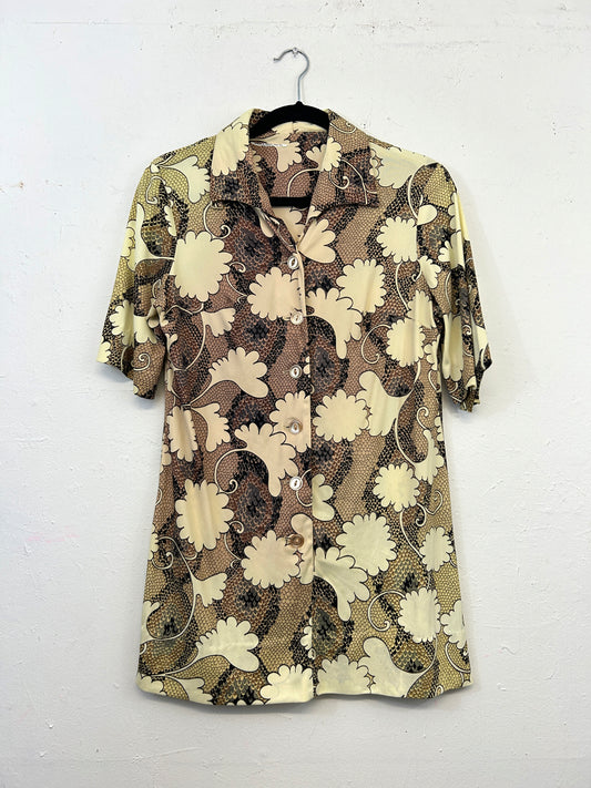 70s Printed Top