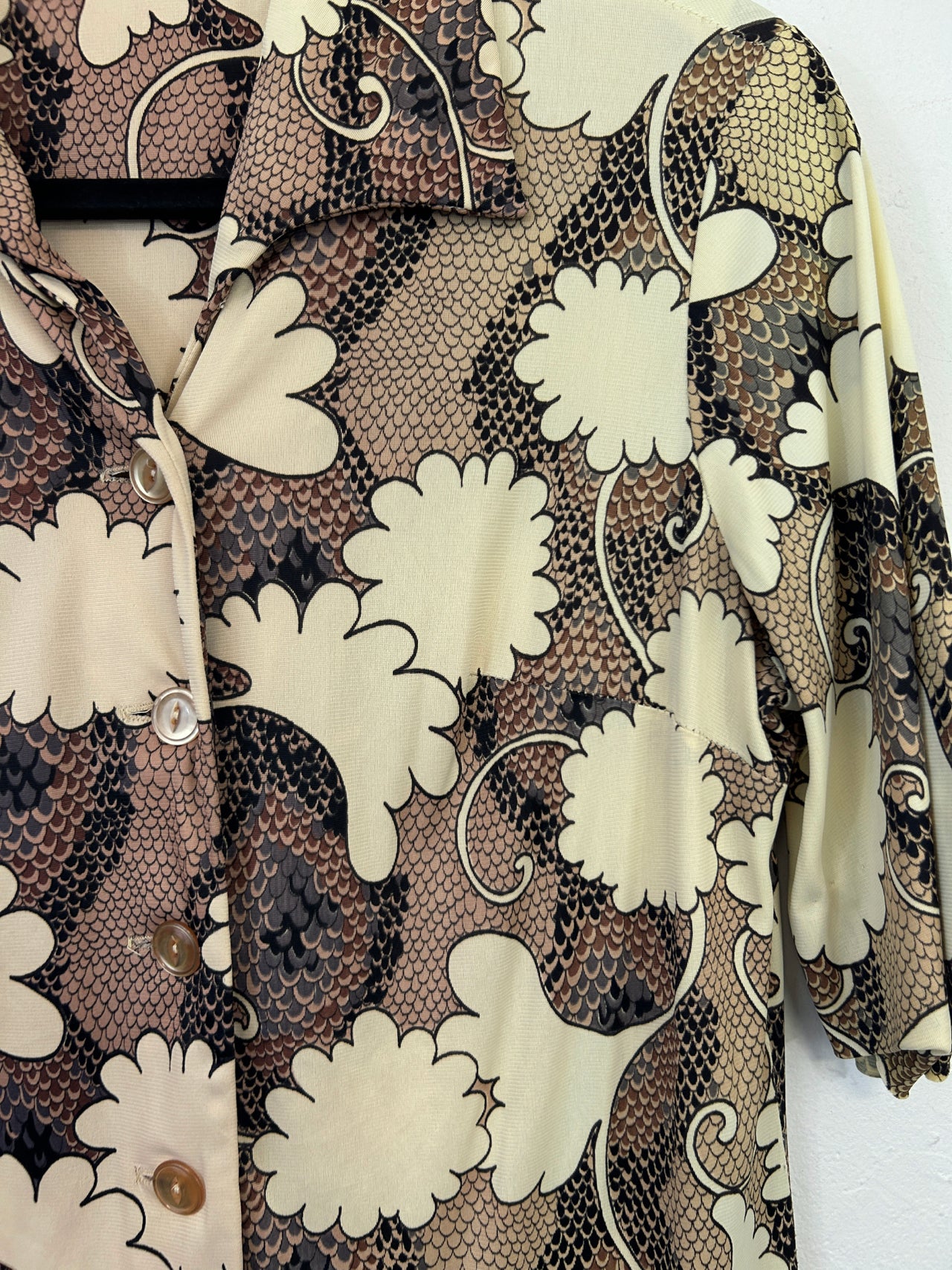 70s Printed Top
