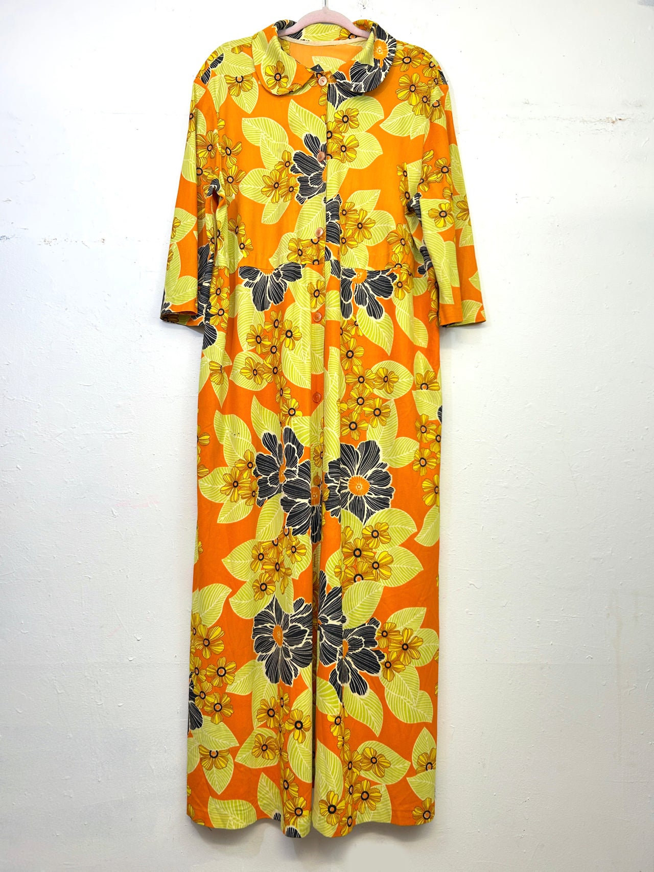 70s Hawaiian Maxi Dress