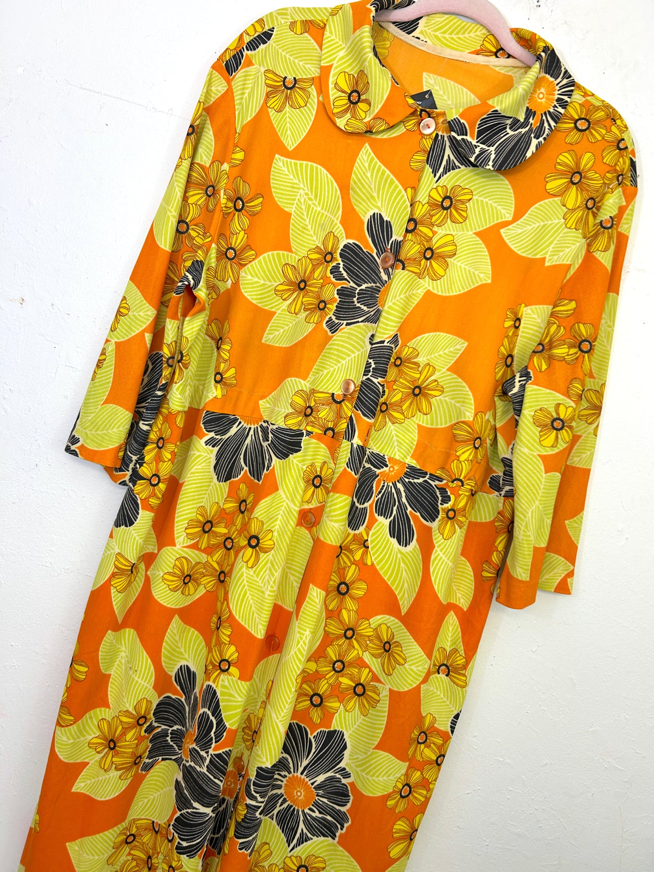 70s Hawaiian Maxi Dress