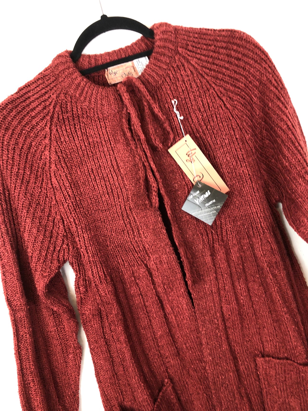 Wye Oaks Tie Sweater Cardigan (Deadstock)