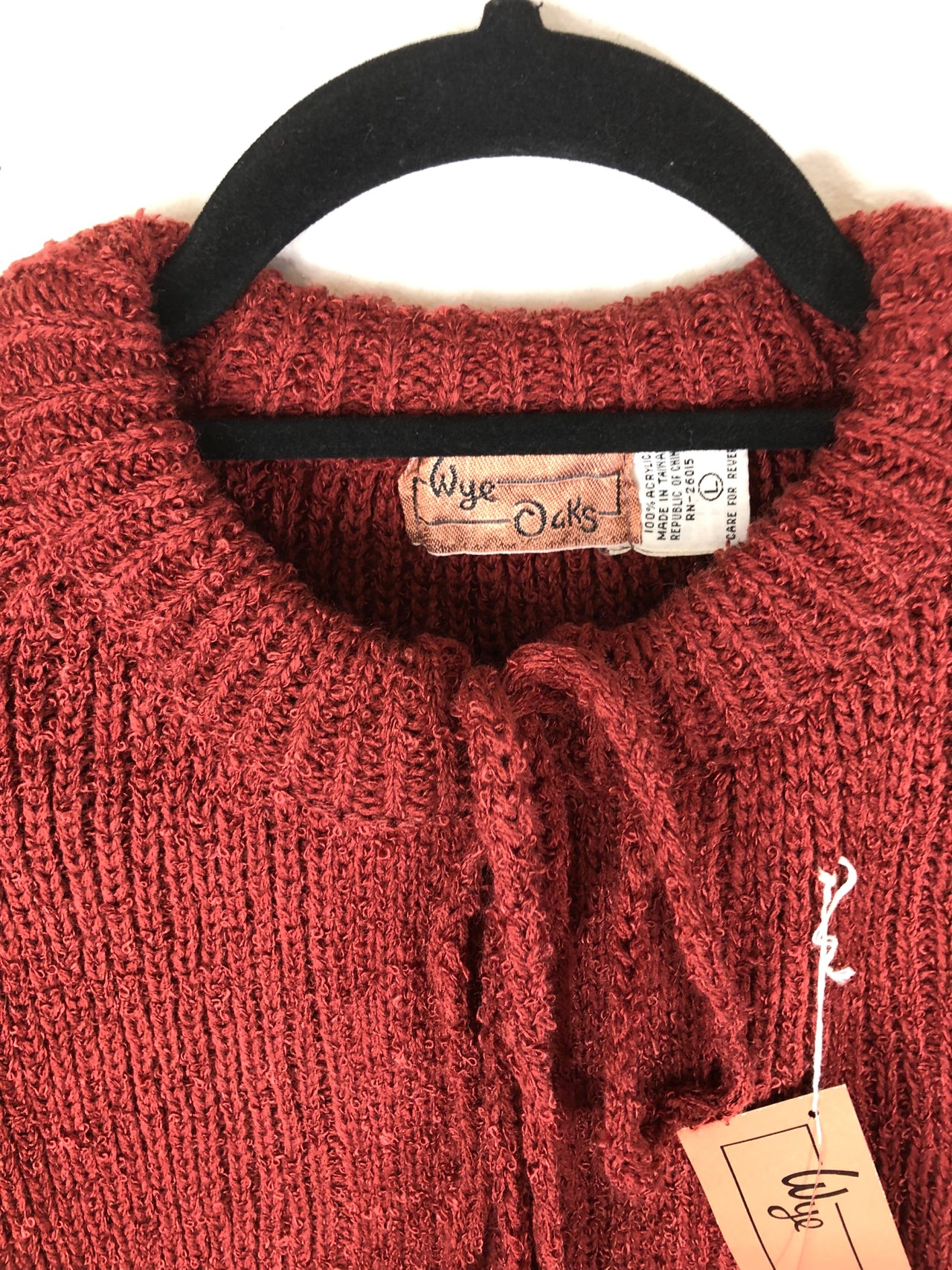 Wye Oaks Tie Sweater Cardigan (Deadstock)