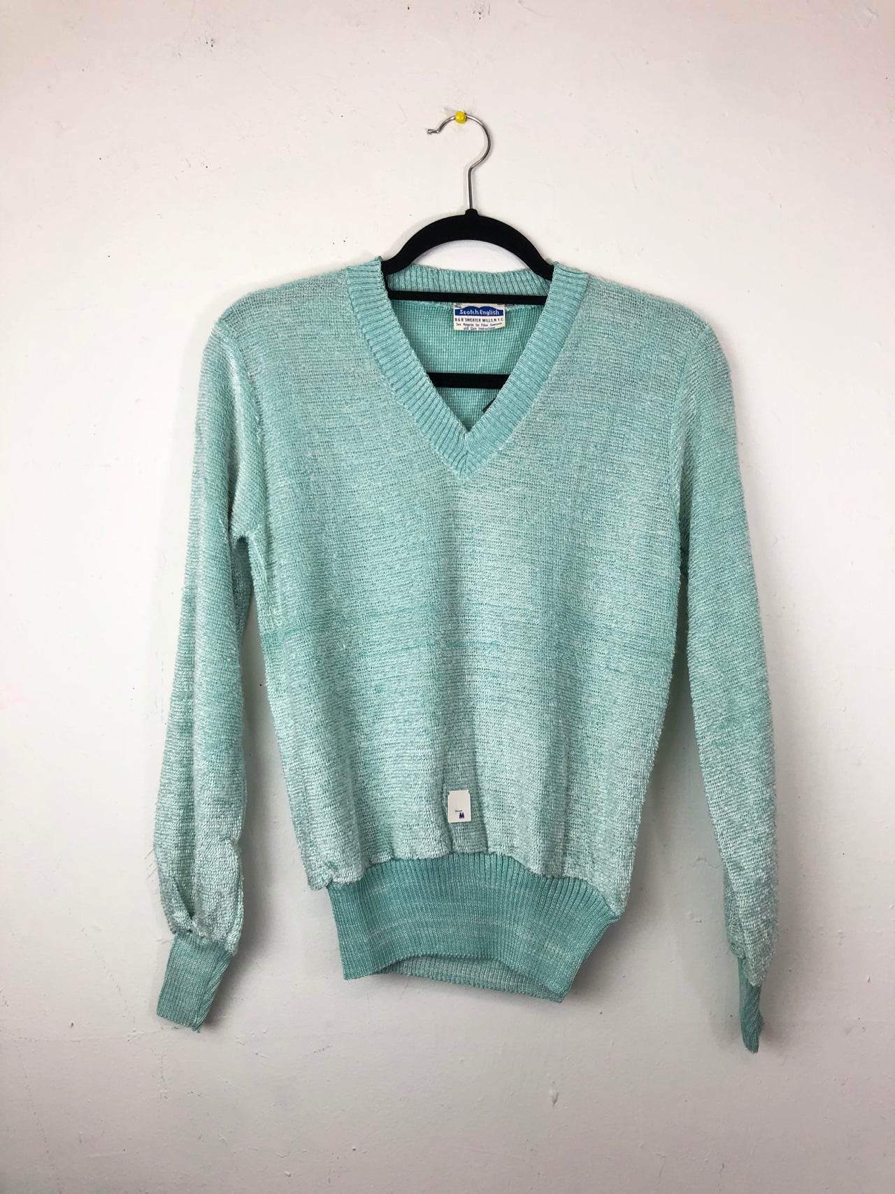 Miss Scotch English V-Neck Sweater (Deadstock)