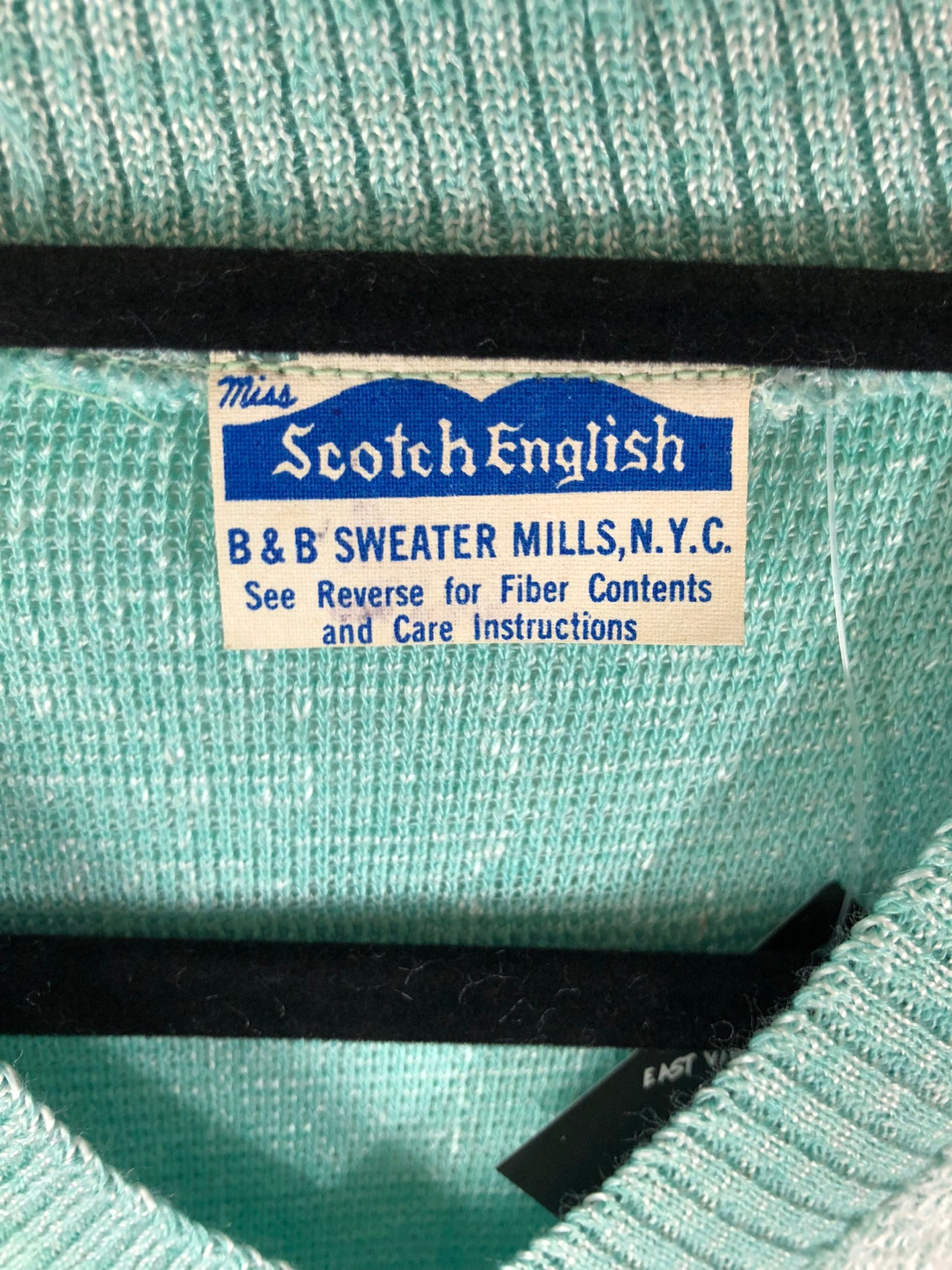 Miss Scotch English V-Neck Sweater (Deadstock)