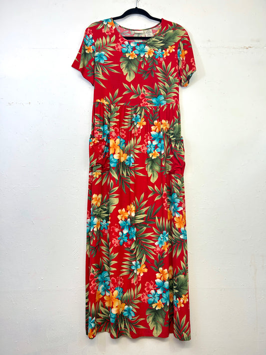 White Stag Floral Dress